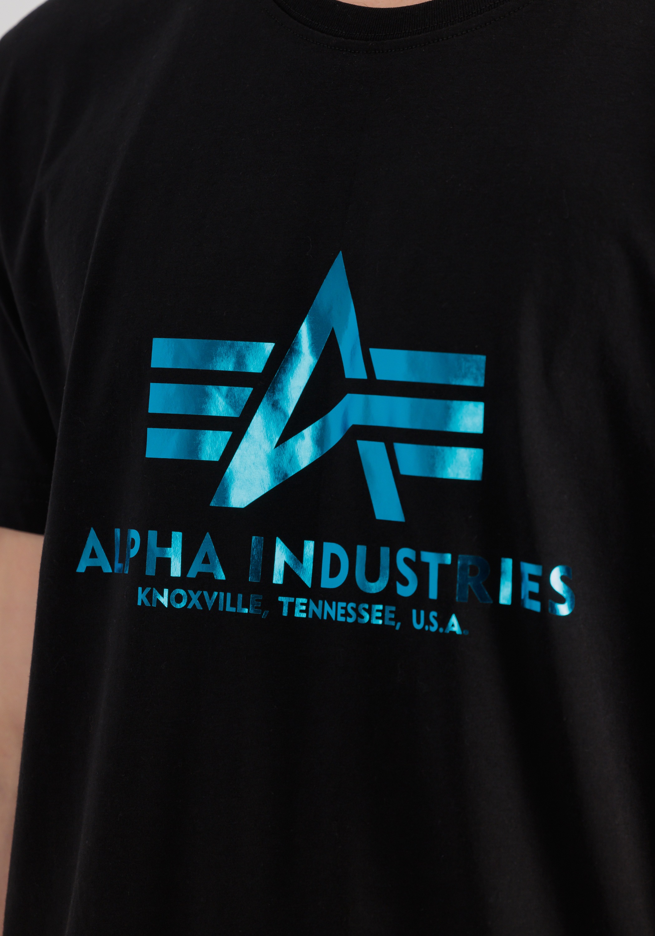Alpha Industries T-Shirt »Basic T-Shirt BL Foil Print«