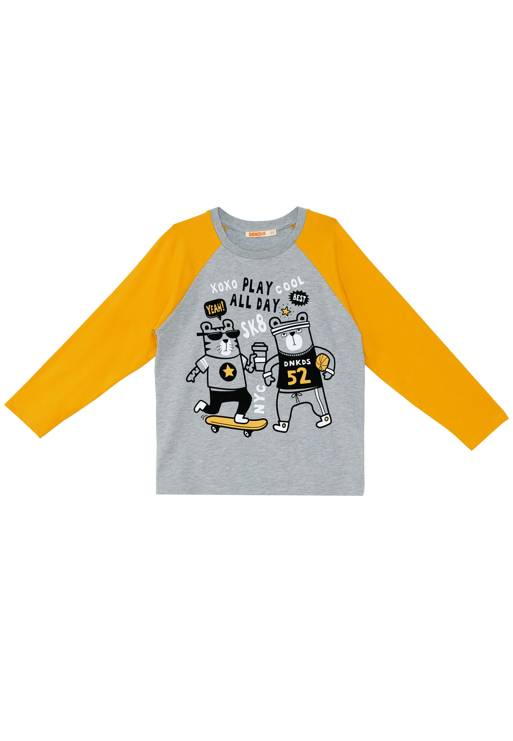 Denokids Hausanzug »Play Allday«, (2 tlg.), mit Tier-Motiv