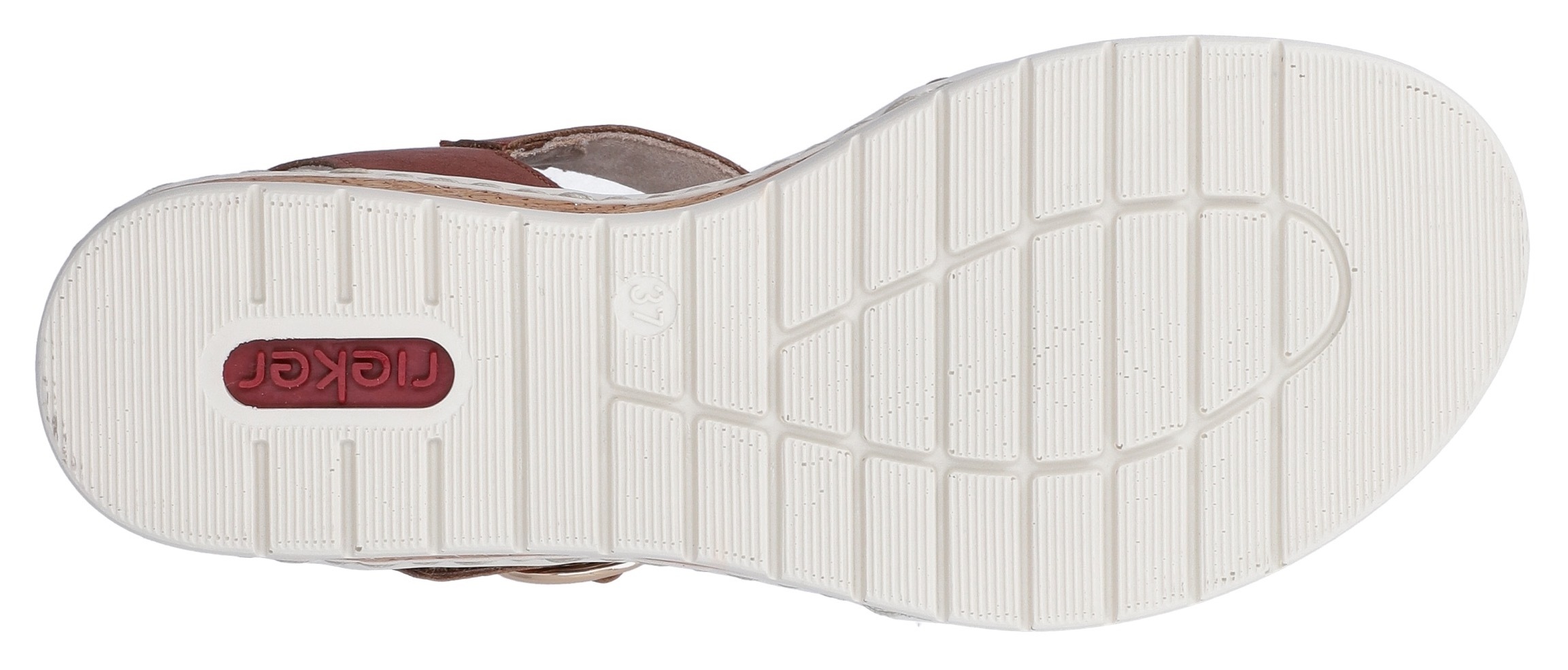 Thumbnail - Rieker Keilsandalette Sommerschuh, Keilsandalette mit Klett