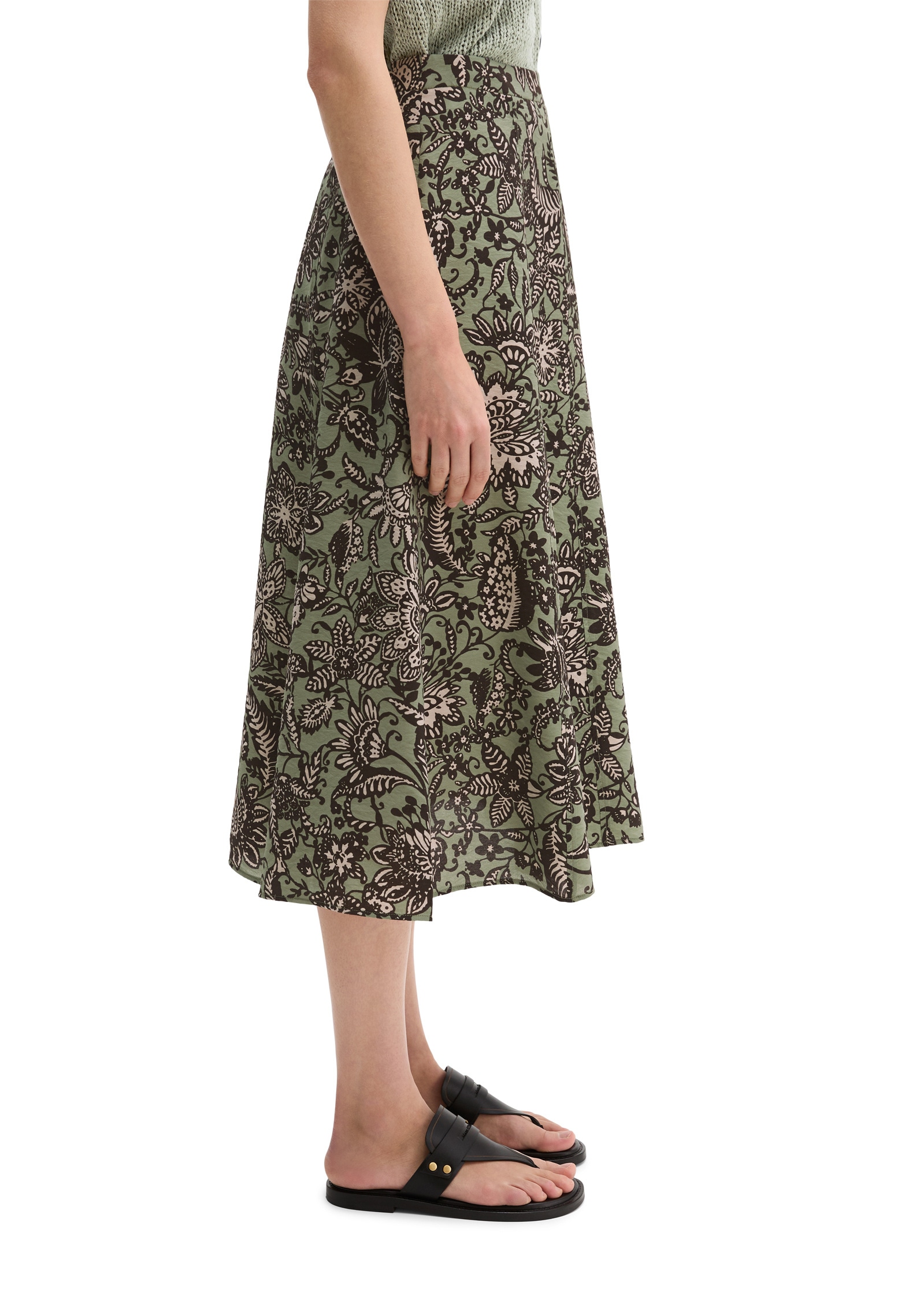 Marc O'Polo Webrock »aus glänzendem Viskose-Mix«