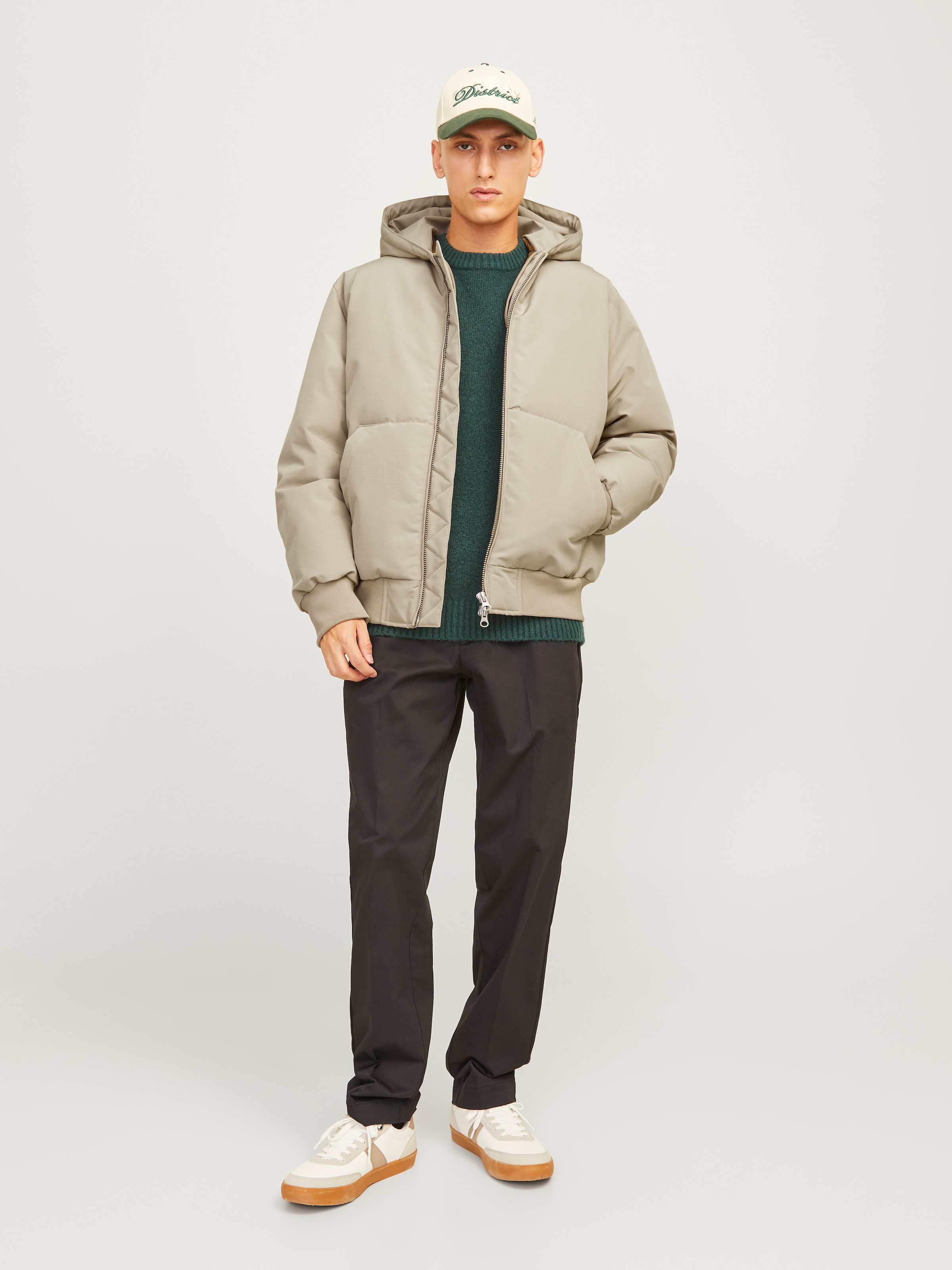 Jack & Jones Bomberjacke »JCOCOLLECTIVE BOMBER JACKET SN« mit Kapuze