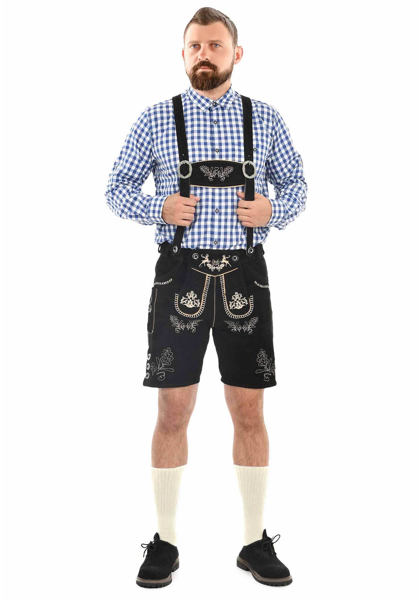Alessandro Salvarini Trachtenlederhose "ASFerdl", Lederhose in Trachtenstil günstig online kaufen