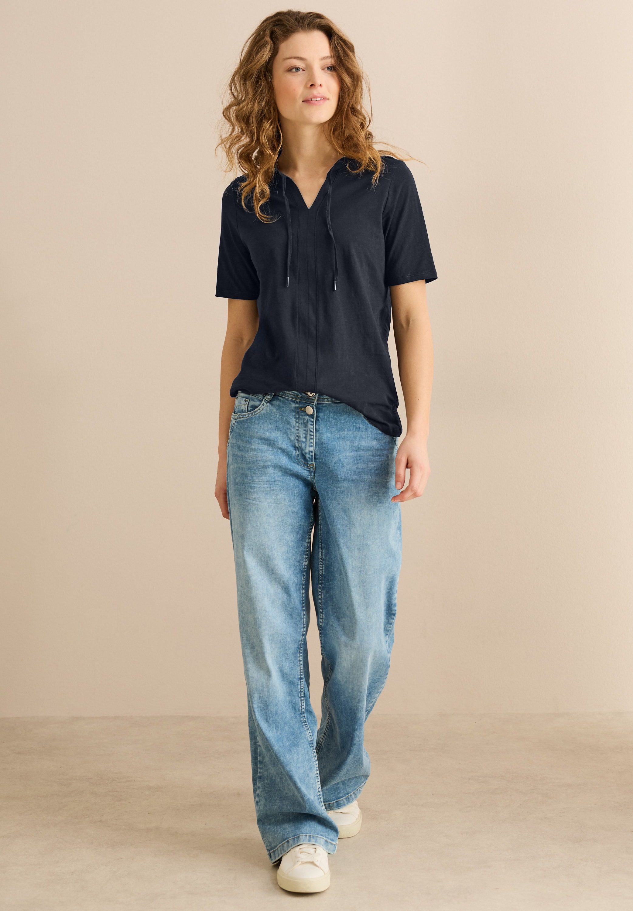 Cecil T-Shirt, aus reiner Baumwolle
