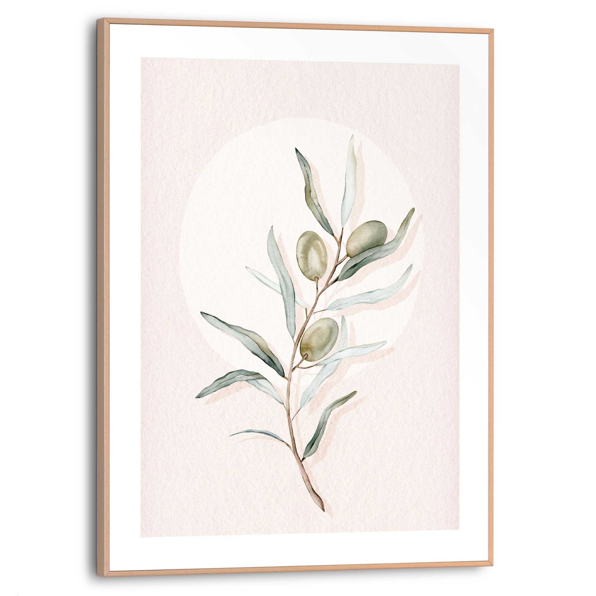 Reinders Bild mit Rahmen "Circle Olives" günstig online kaufen