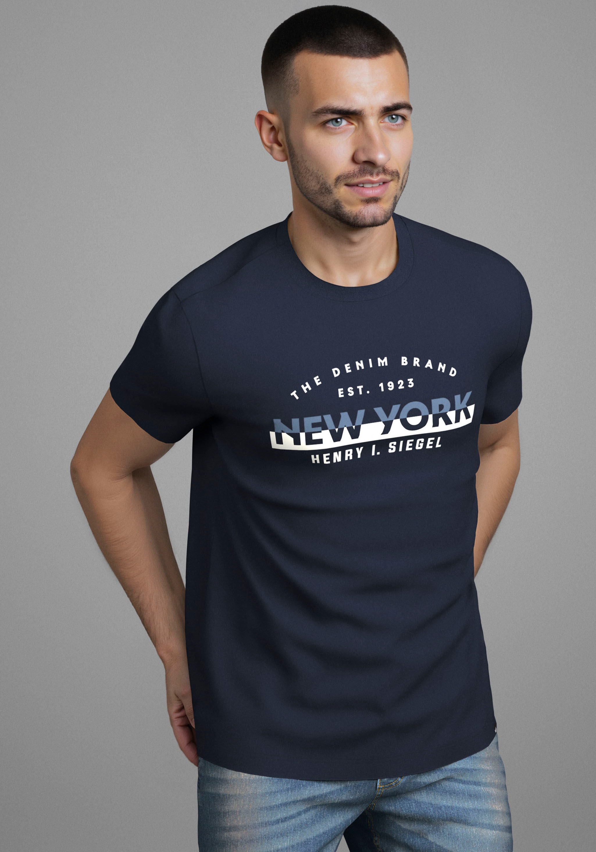 H.I.S Rundhalsshirt »Neue Kollektion!«, mit Print