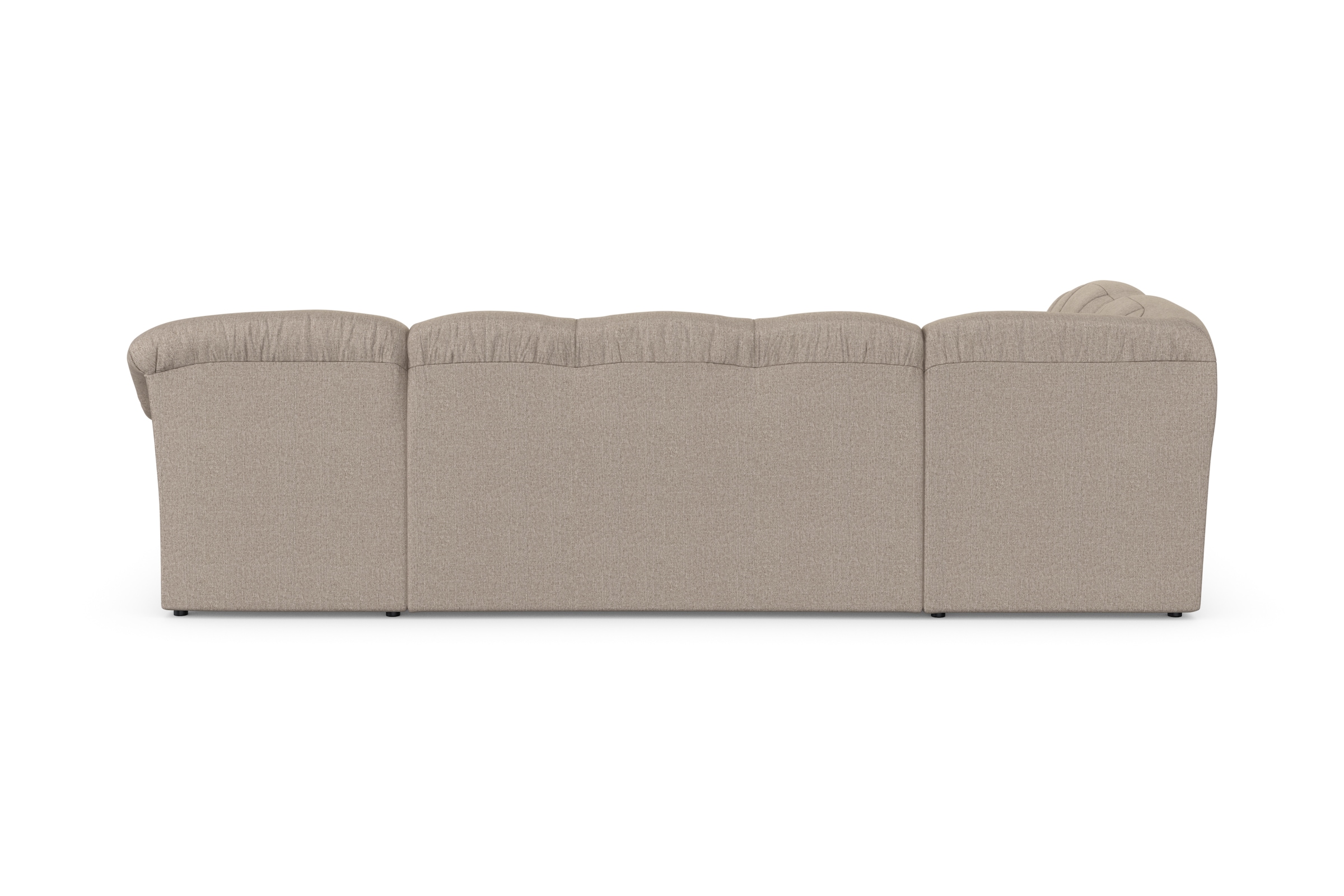 DOMO collection Wohnlandschaft »Pegnitz, zeitlos und modern, mit attraktiver Rückensteppung, U-Form«, wahlweise mit Bettfunktion