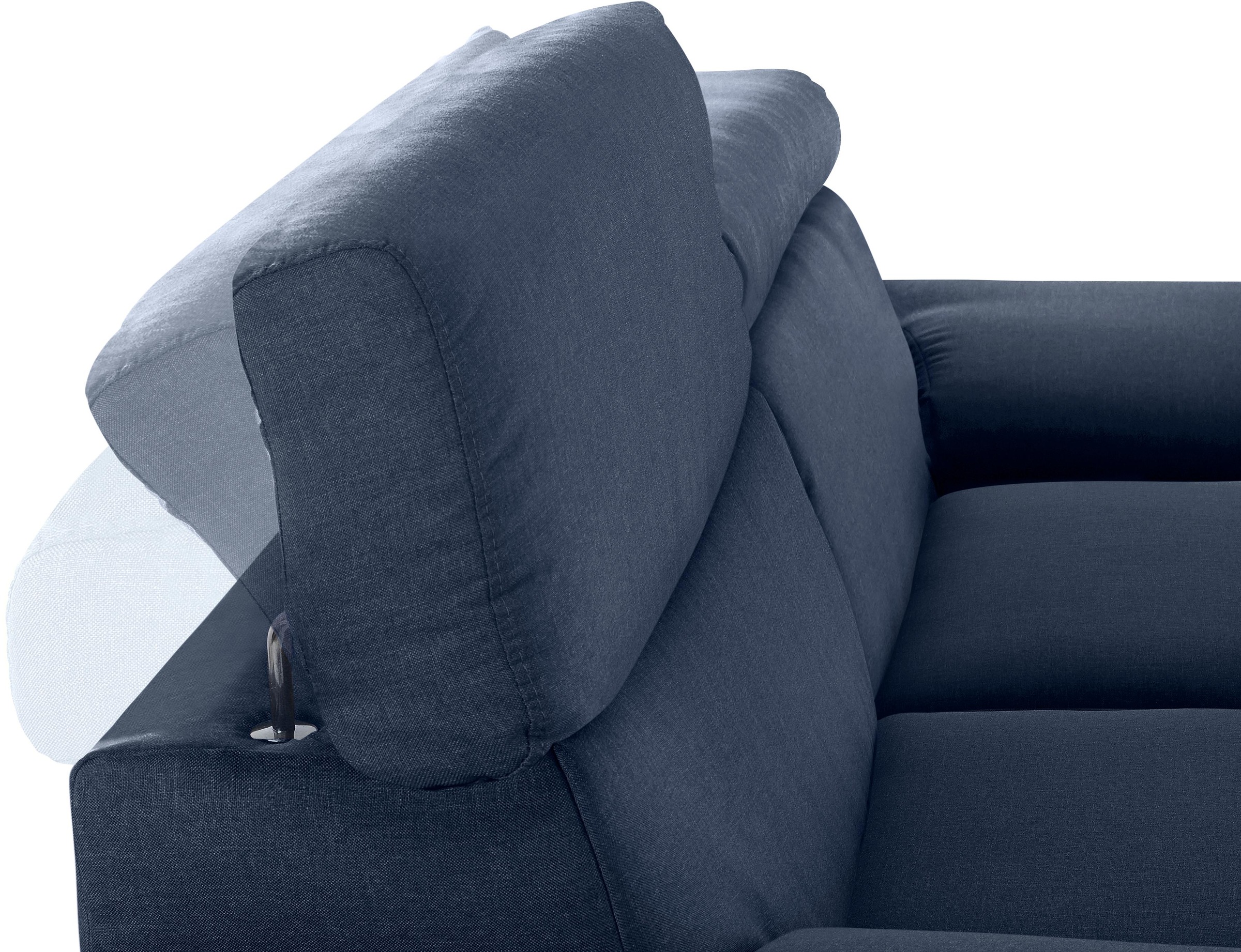 Thumbnail - DOMO collection 2,5-Sitzer "Mira inklusive Kopfteilverstellung für mehr Wohlfühlkomfort" elegant und modern, komfortabel...