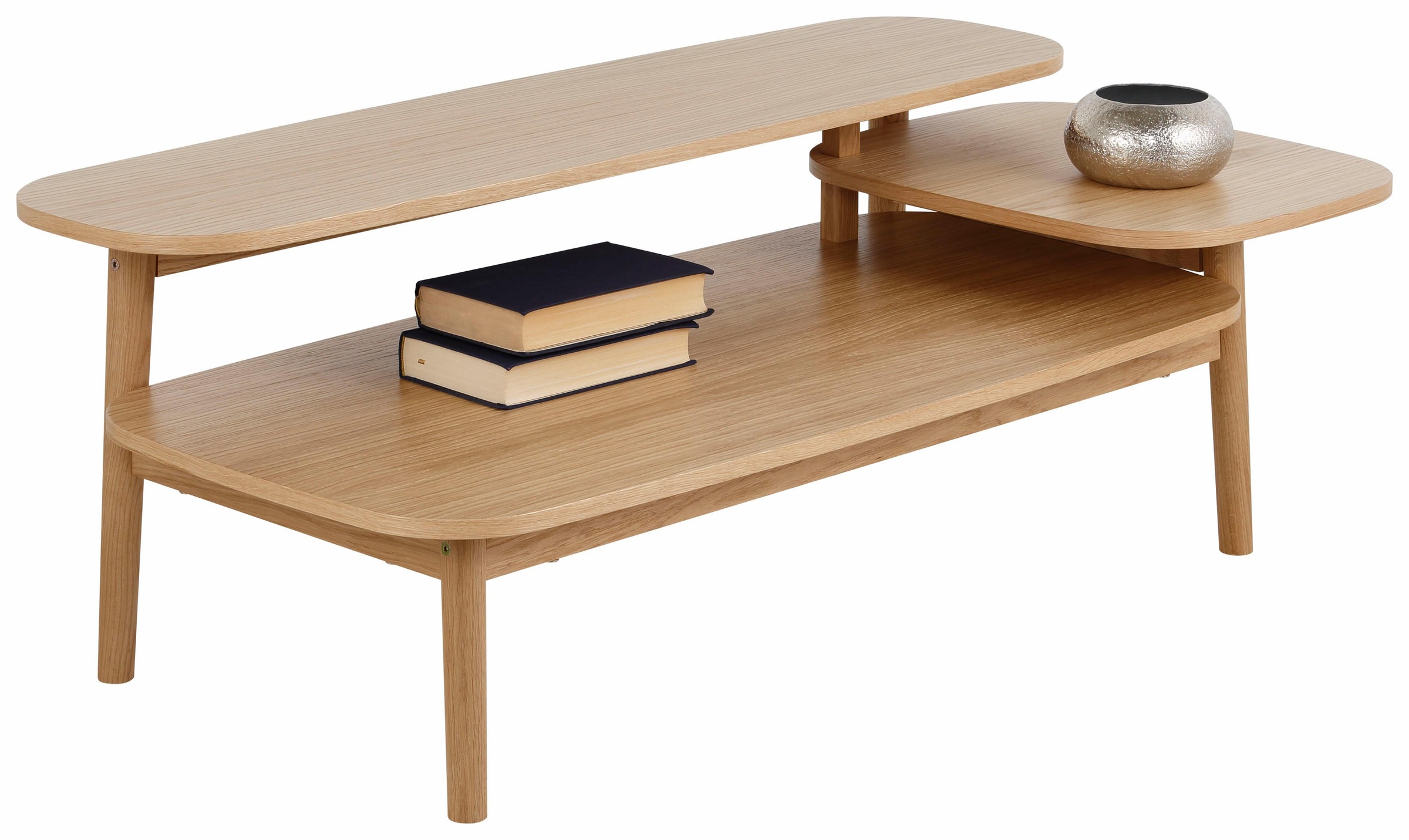 Woodman Couchtisch Veera, mit 3 verschiedenen Ebenen