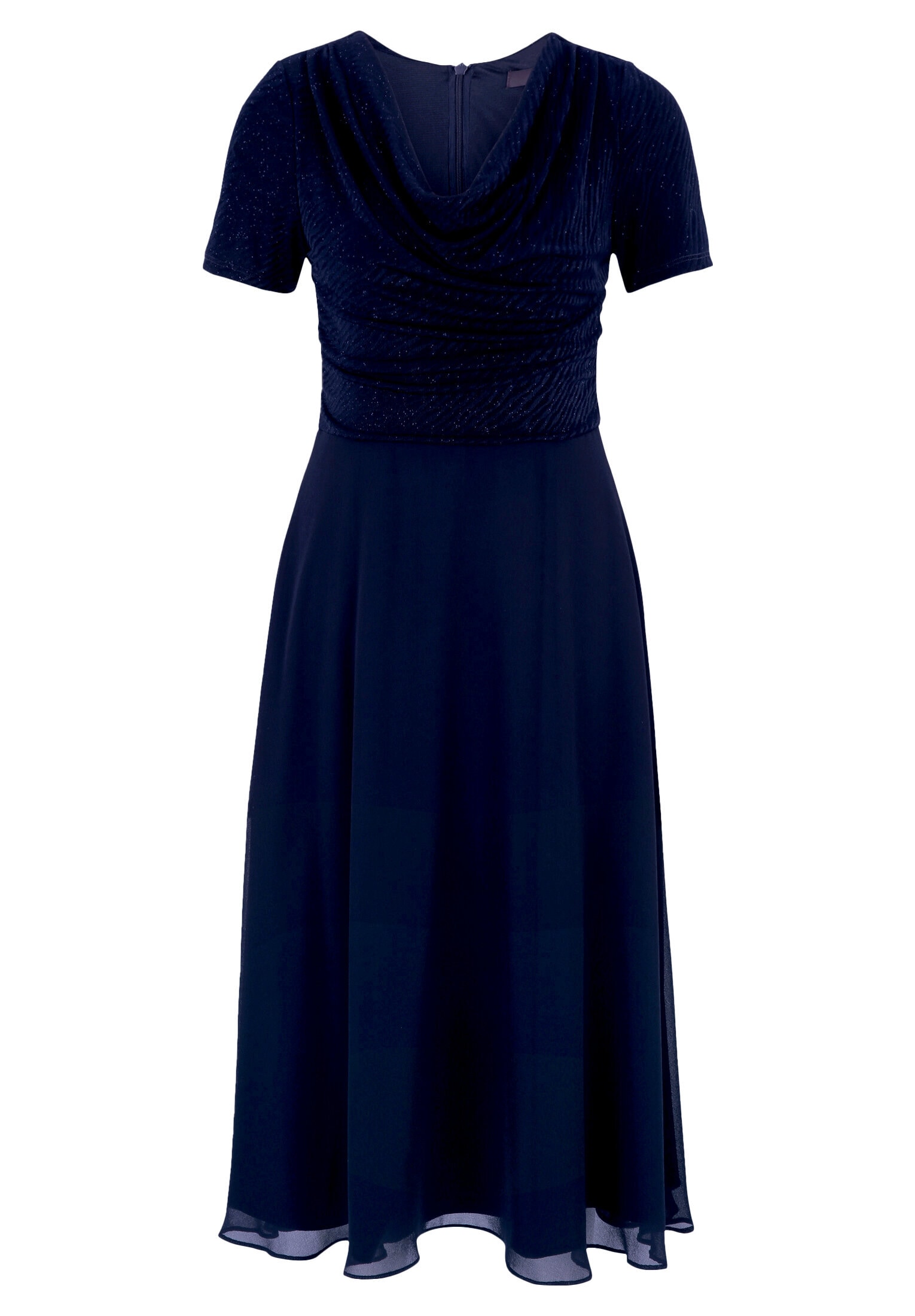 Vera Mont Cocktailkleid »Damen im Glitzer-Look« Ohne Tasche Materialmix