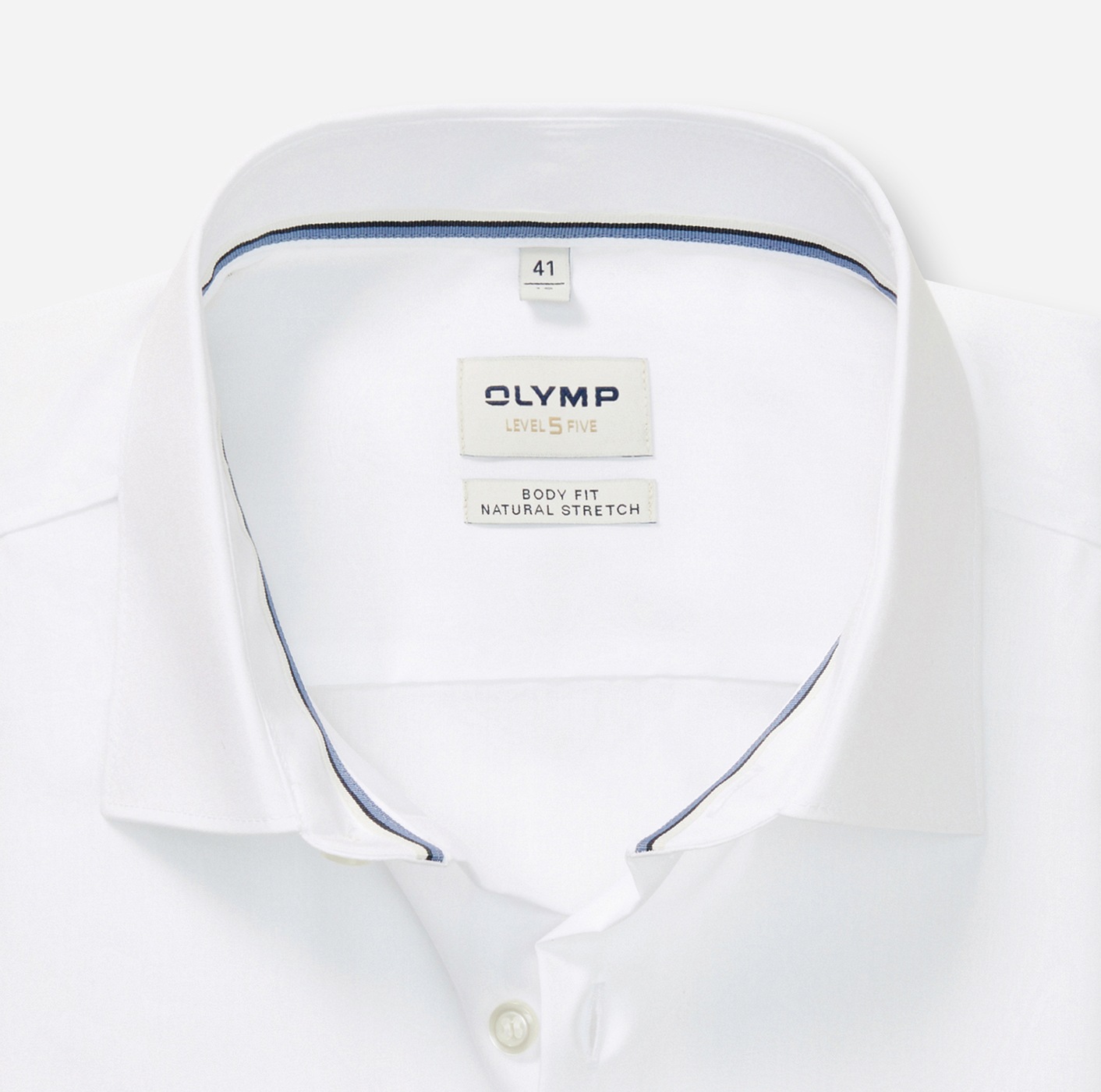 Thumbnail - OLYMP Langarmhemd "Level Five", New York Kentkragen, Businesshemd, body fit