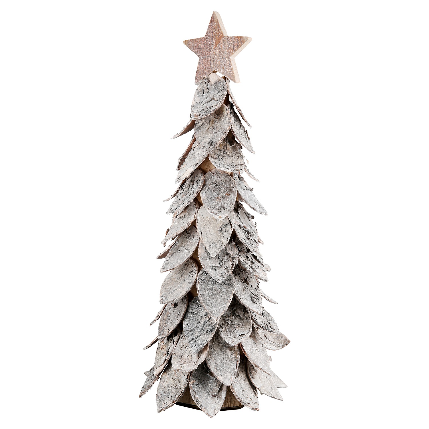 GILDE Dekobaum »Cone«, Holz, naturfarben, ØxH: 21x51 cm