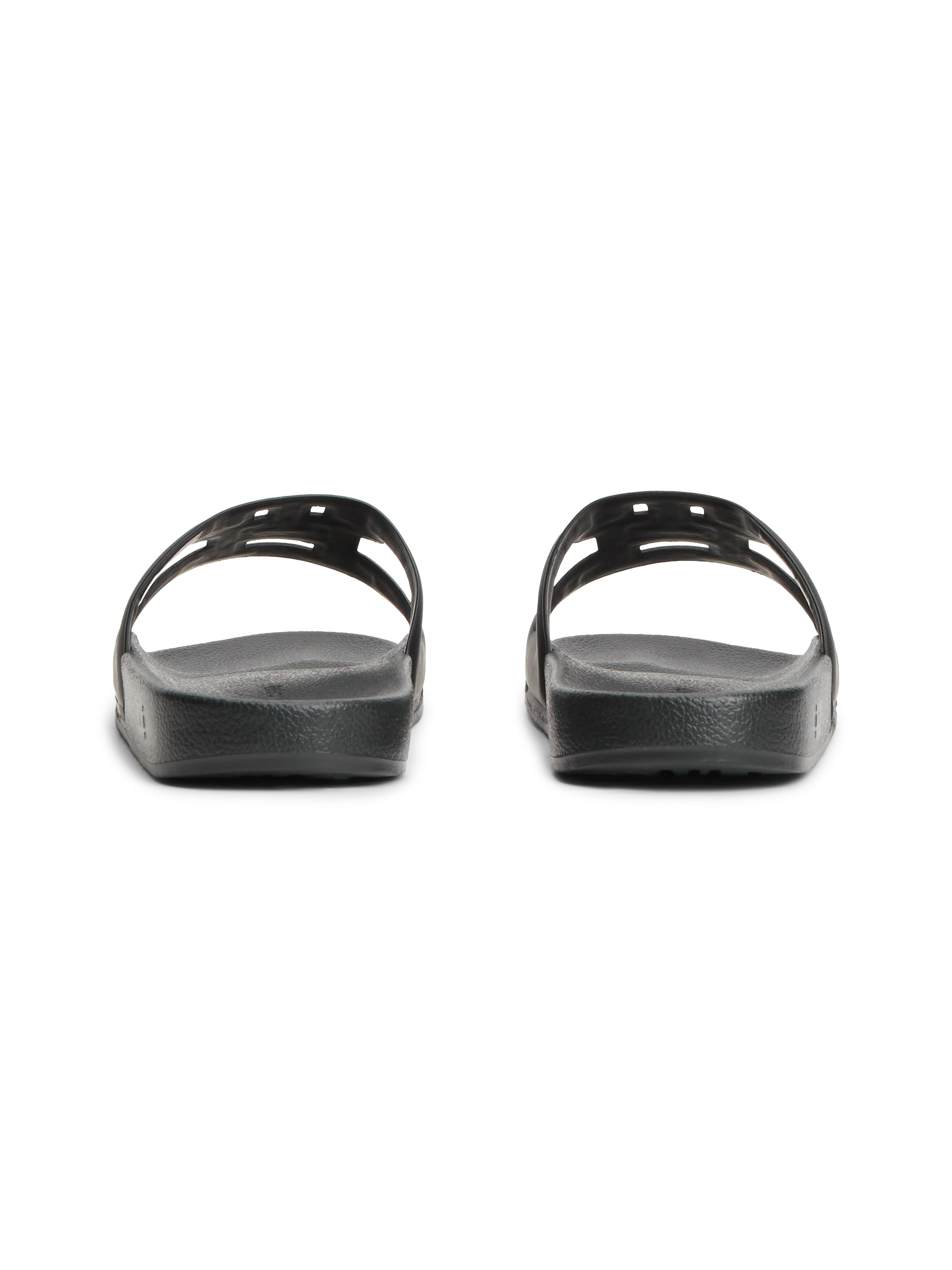 Tommy Hilfiger Pantolette »TH MONOGRAM POOL SLIDE«  Sommerschuh, Schlüpfschuh mit großem TH in der Bandage