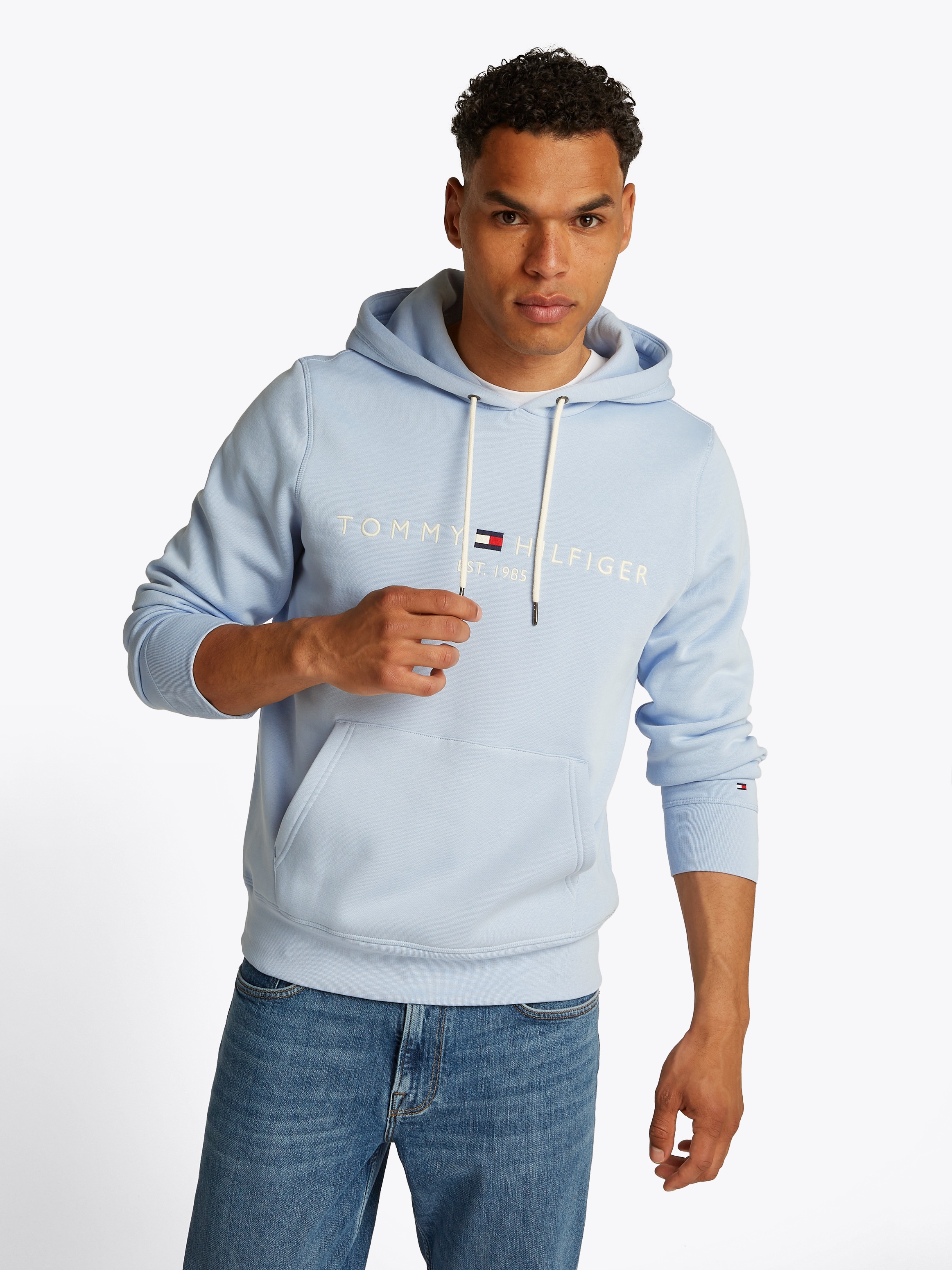 Tommy Hilfiger Kapuzensweatshirt "TOMMY LOGO HOODY mit Kapuze und Känguruta günstig online kaufen