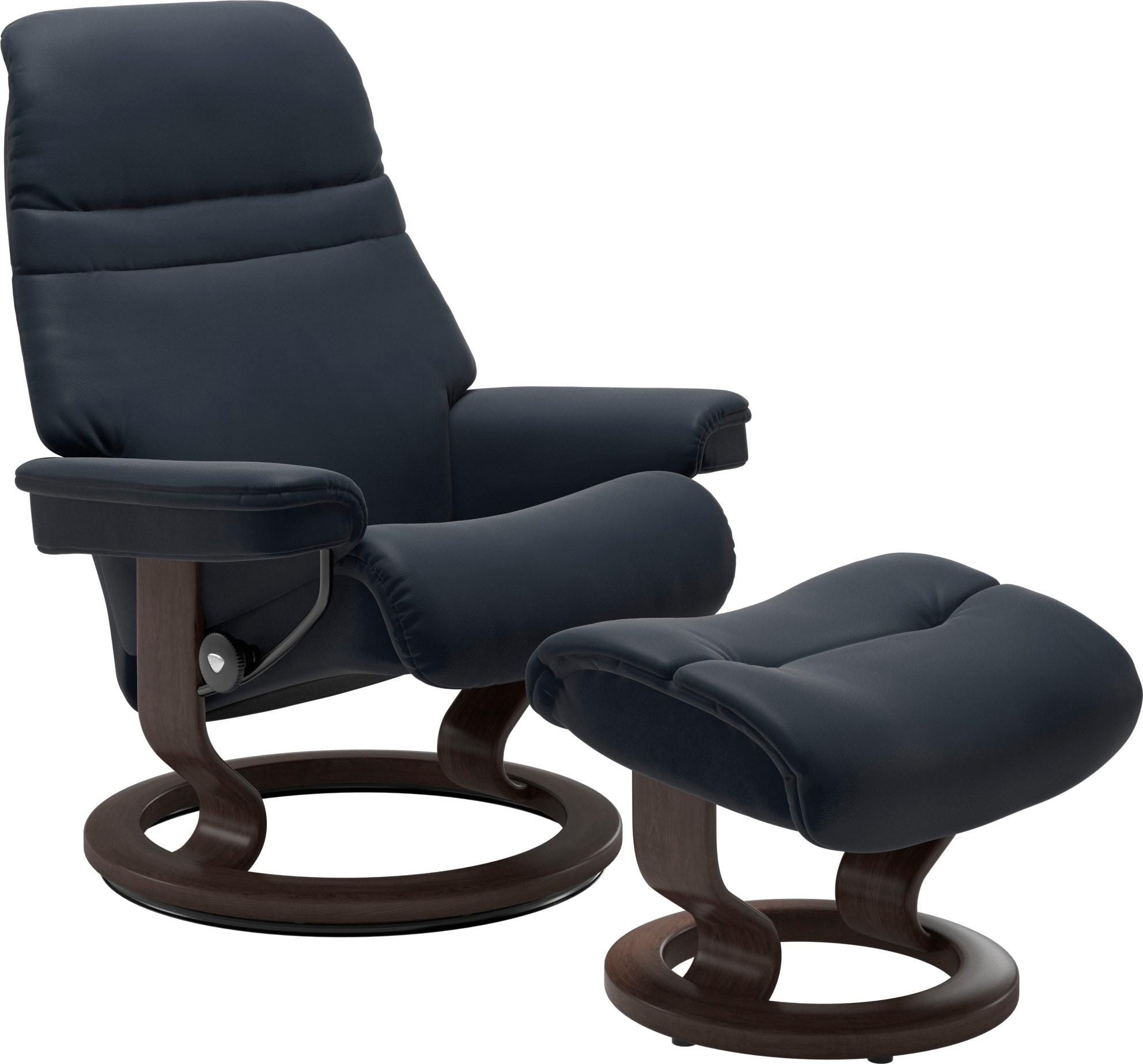 Stressless Fußhocker "Sunrise", mit Classic Base, Gestell Wenge