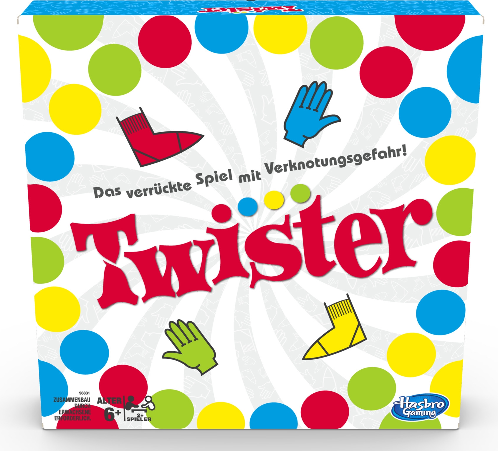 Spiel »Twister«, das verrückte Spiel; Made in Europe