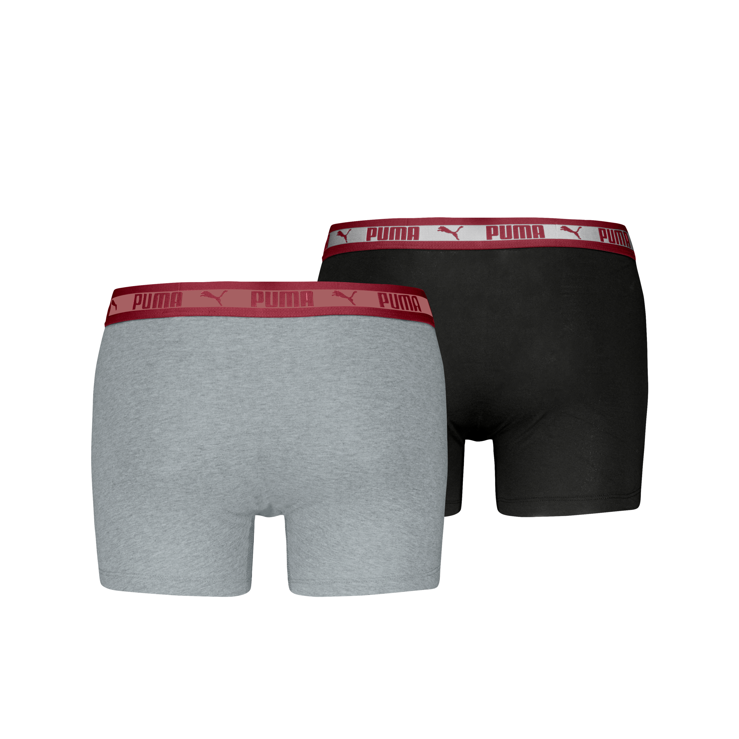 PUMA Boxershorts »PUMA MEN CHROMATIC WAISTBAND BOXERS 2P«, (2er Pack), elastischer Logobund, ohne Eingriff