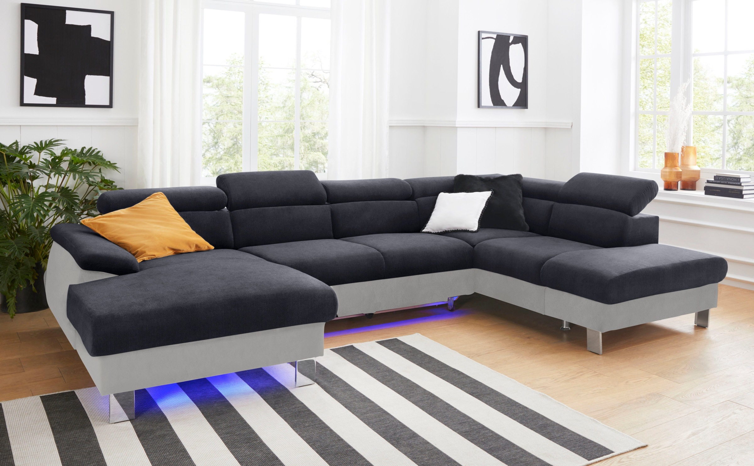 COTTA Polstergarnitur "Komaris U-Form", (Set), Set bestehend aus: Wohnlands günstig online kaufen