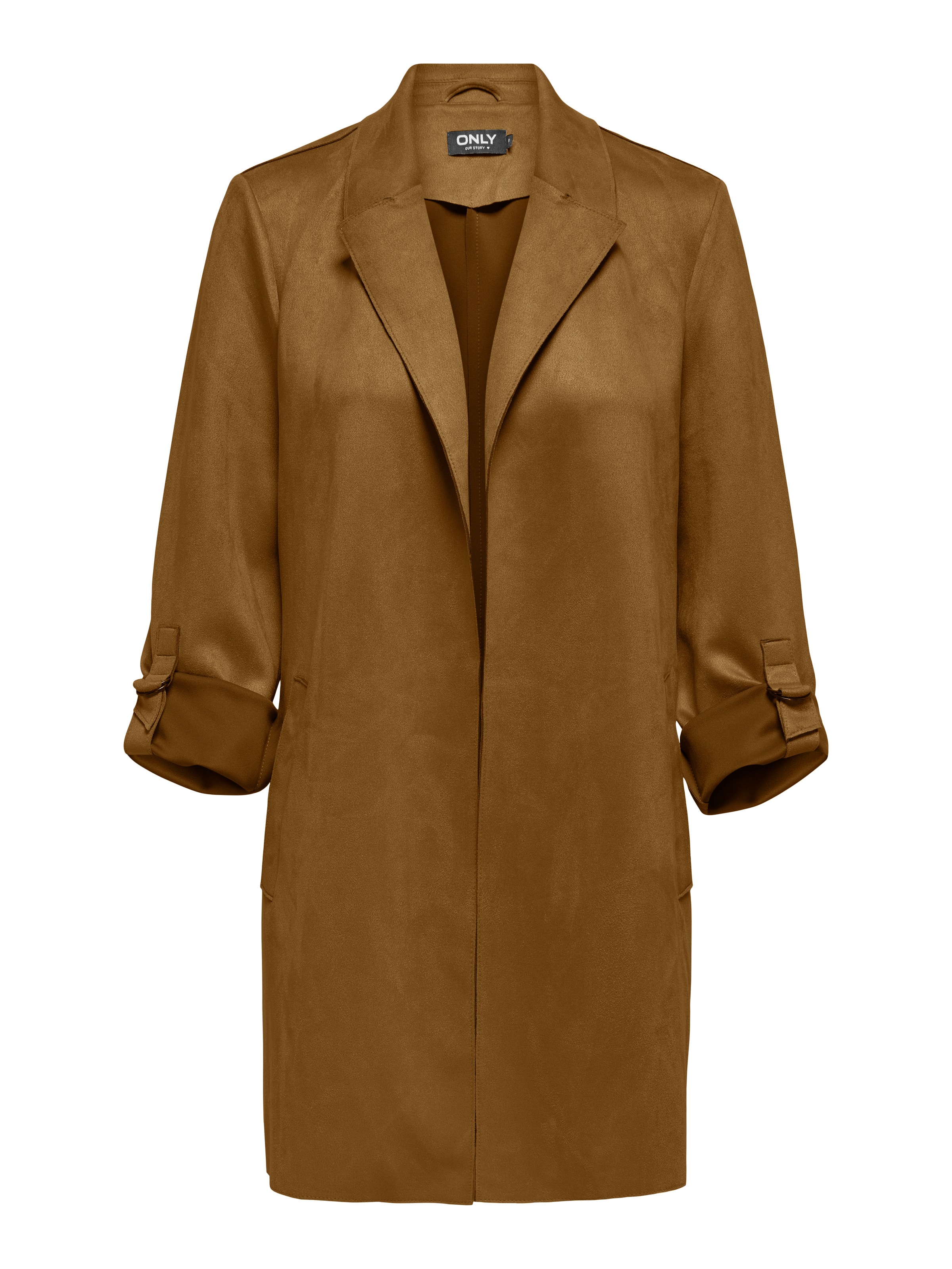 ONLY Langjacke "ONLJOLINE FAUX SUEDE COAT LIFE CC OTW" ohne Kapuze mit Reve günstig online kaufen
