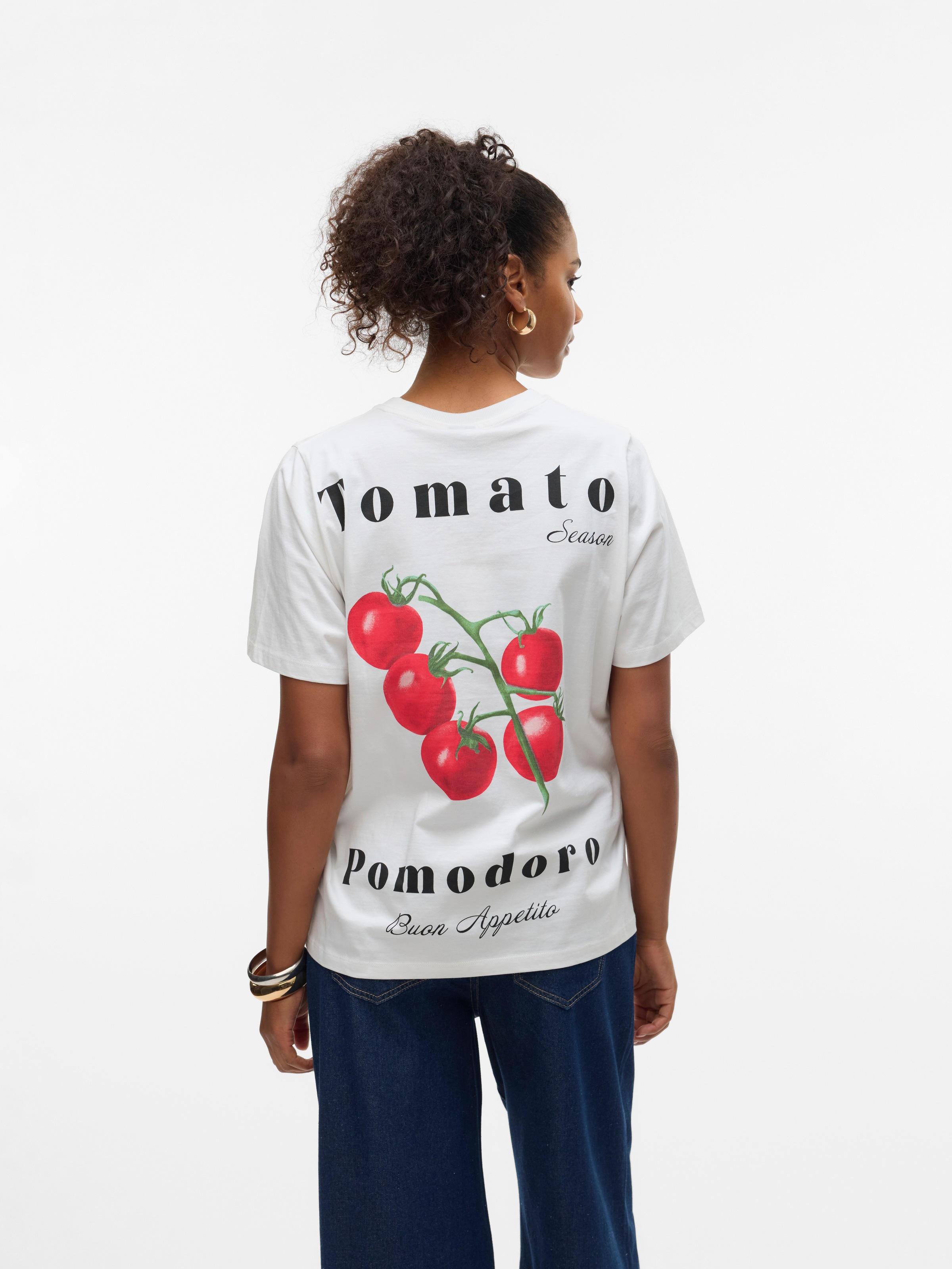 Vero Moda Kurzarmshirt "VMAYA CATY SS TOP BOX JRS GA" günstig online kaufen