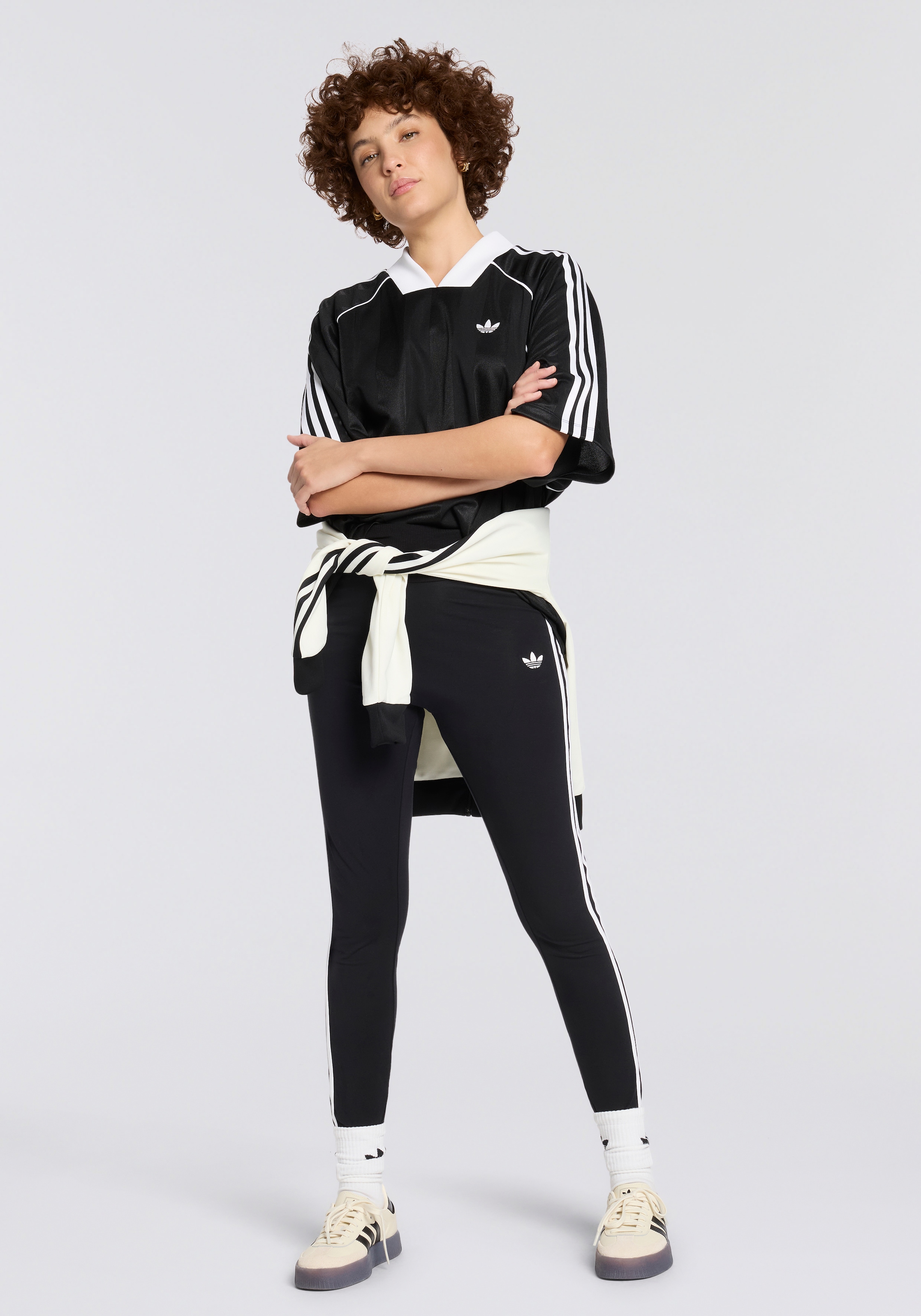 adidas Originals Leggings »3S LEGGINGS«  sportlicher Stil, für vielseitige Aktivitäten, aus Single Jersey
