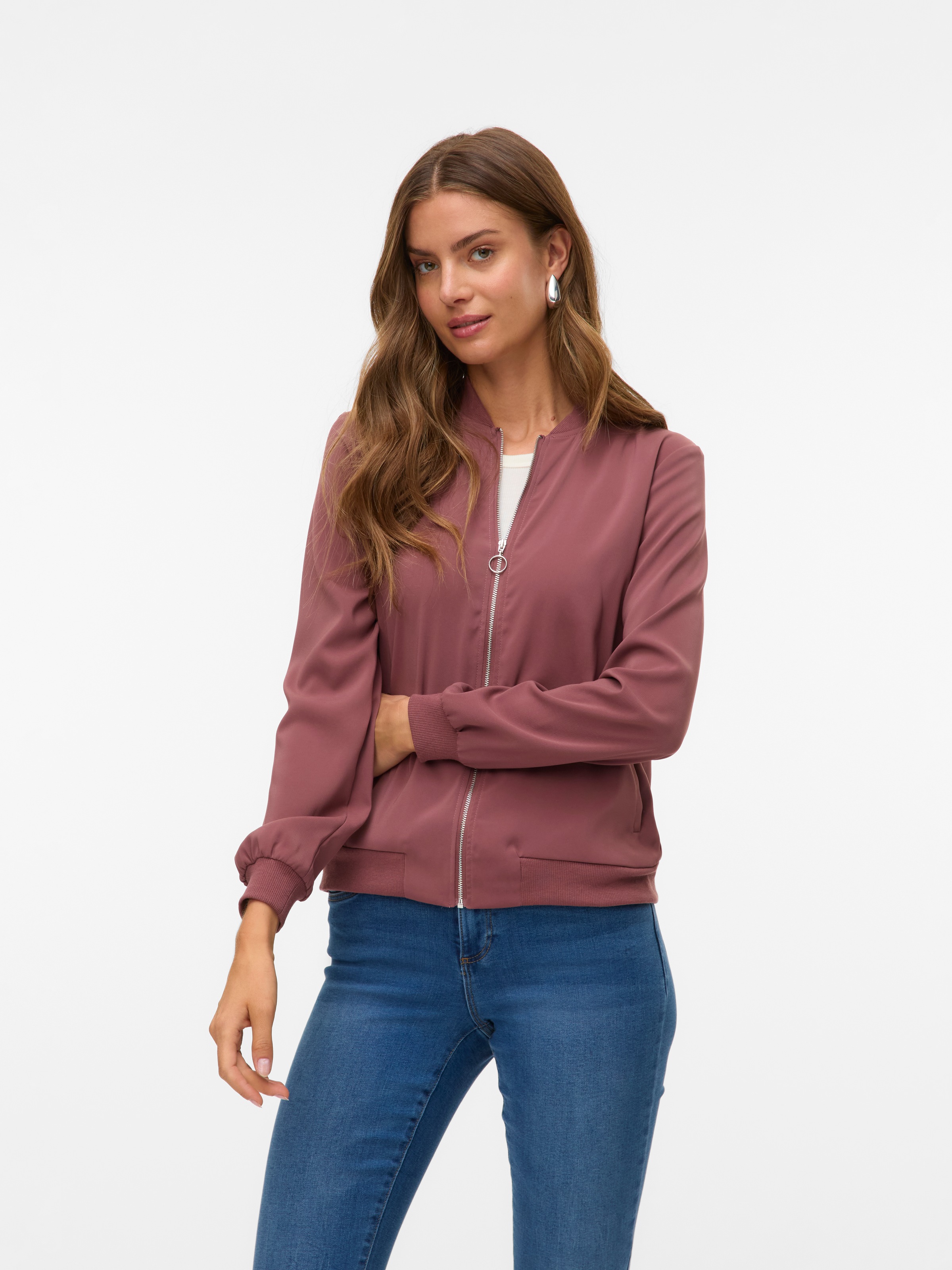 Vero Moda Bomberjacke "VMCOCO L/S BOMBER NOOS" in modisch kurzer Form, mit günstig online kaufen