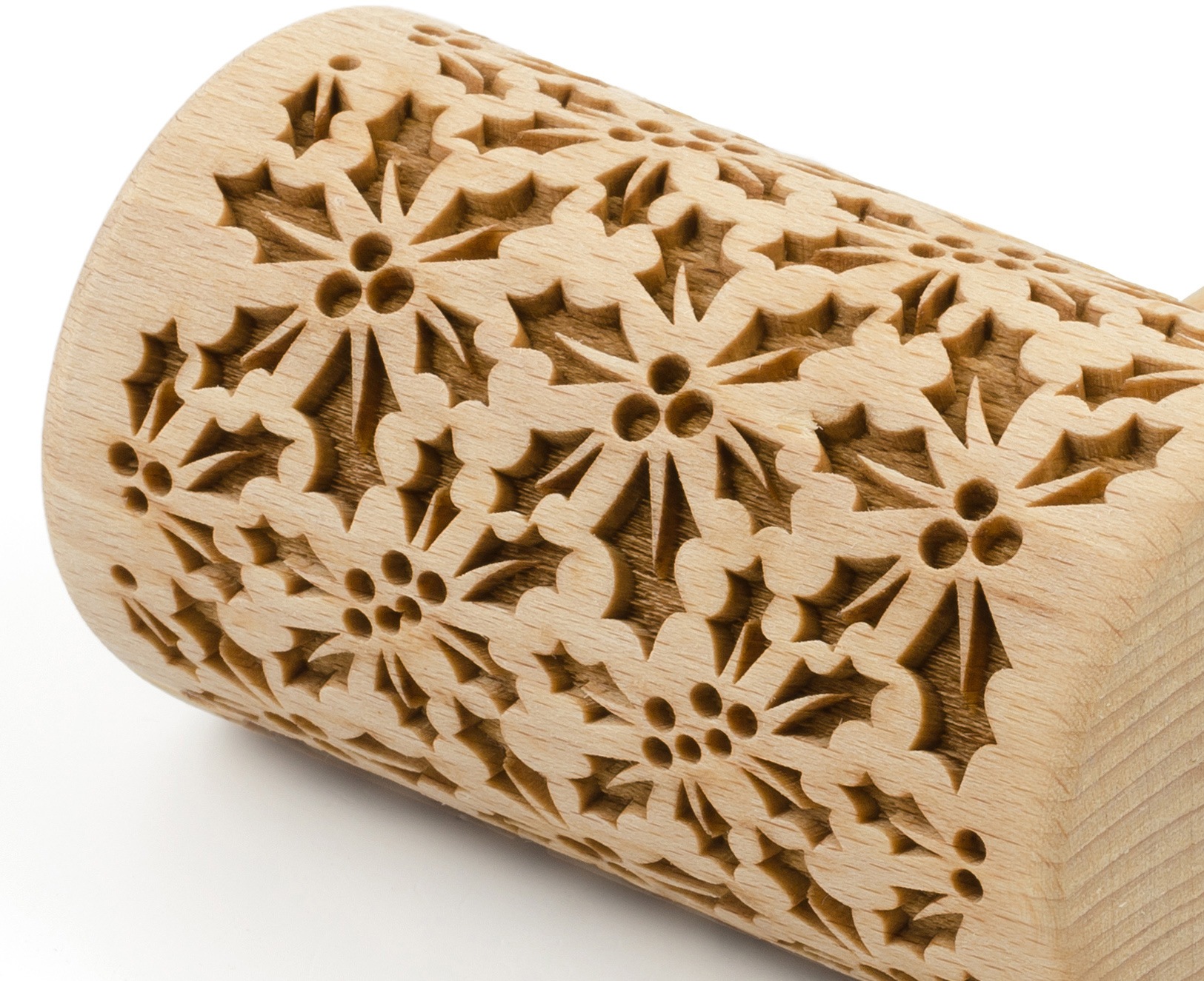 folkroll Teigroller »3D-Motiv-Teigrolle«, Stechpalme