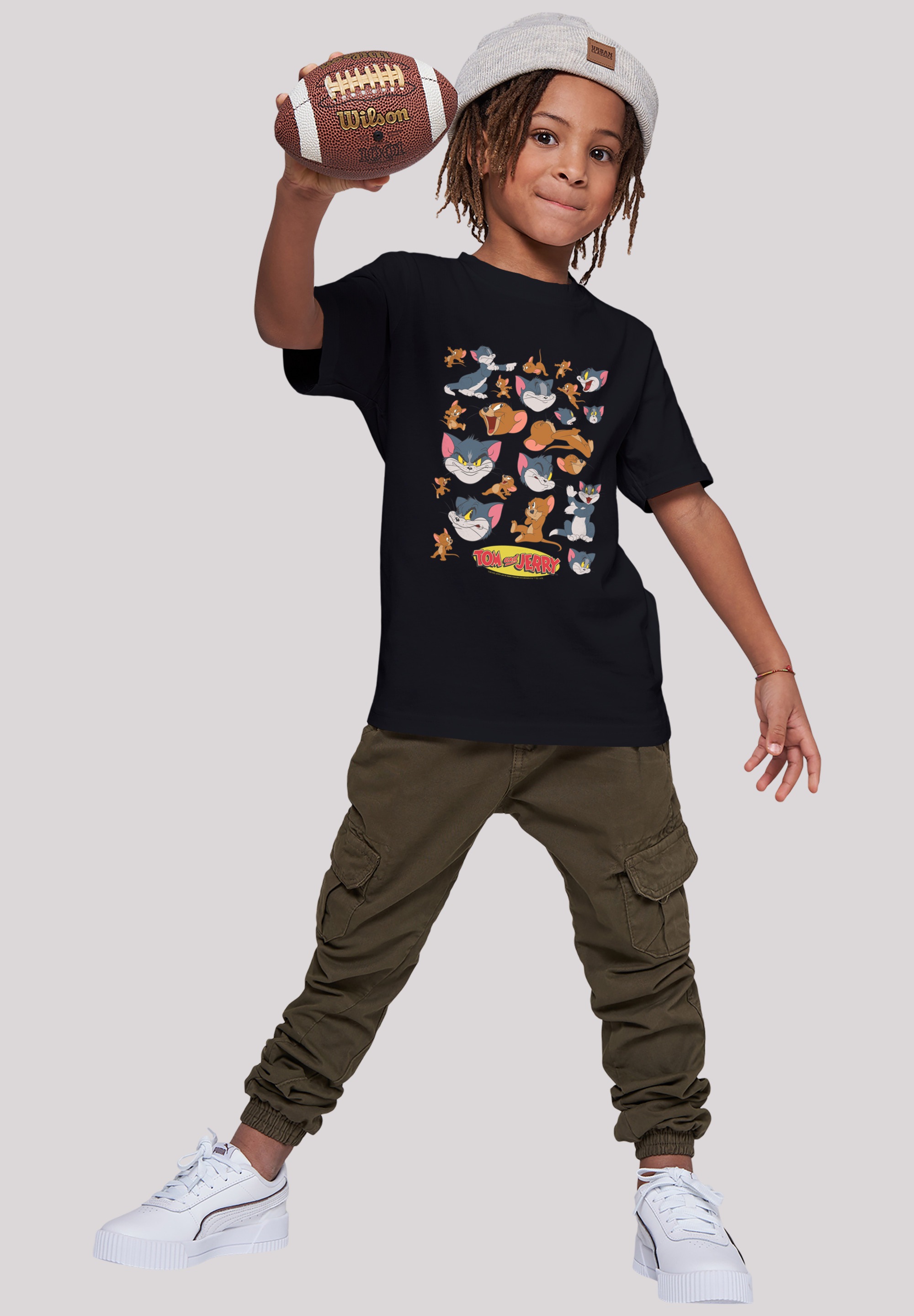 F4NT4STIC T-Shirt »Tom and Jerry kaufen Unisex BAUR Serie | Merch,Jungen,Mädchen,Bedruckt Faces«, Many TV Kinder,Premium