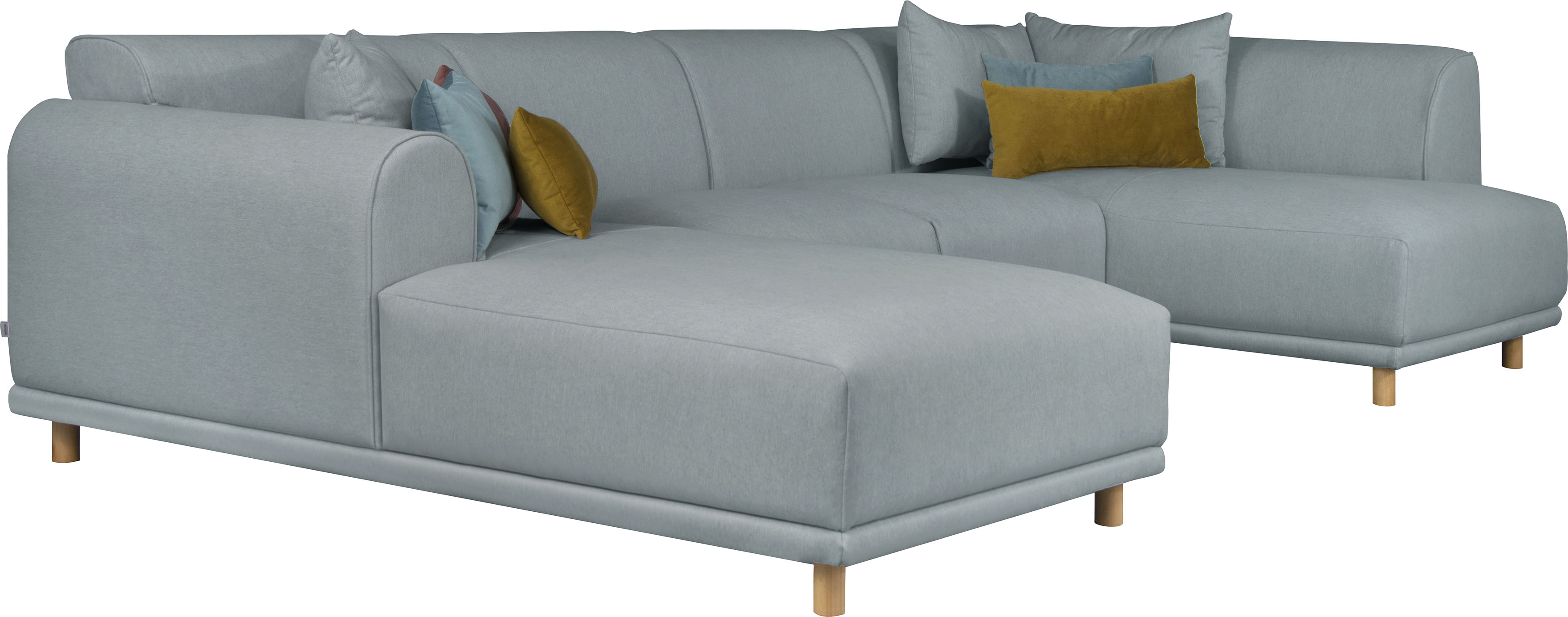 Thumbnail - OTTO home Wohnlandschaft "Maroon U-Form" in skandinavischem Design, mit losen Kissen