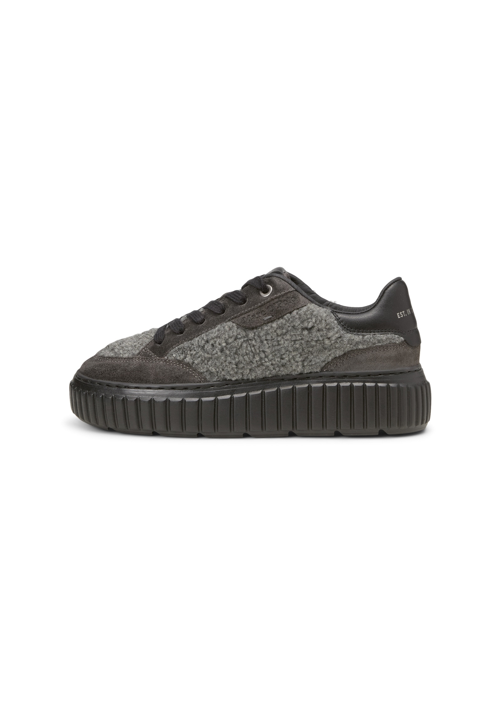 Marc O'Polo Sneaker »aus Veloursleder und Teddyfell«