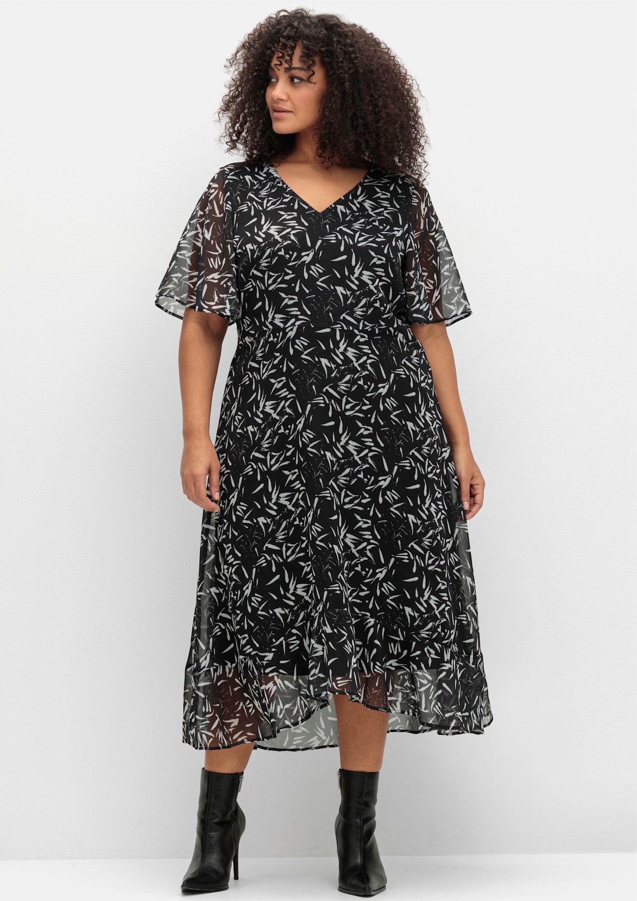 Sheego Chiffonkleid "Chiffonkleid" günstig online kaufen