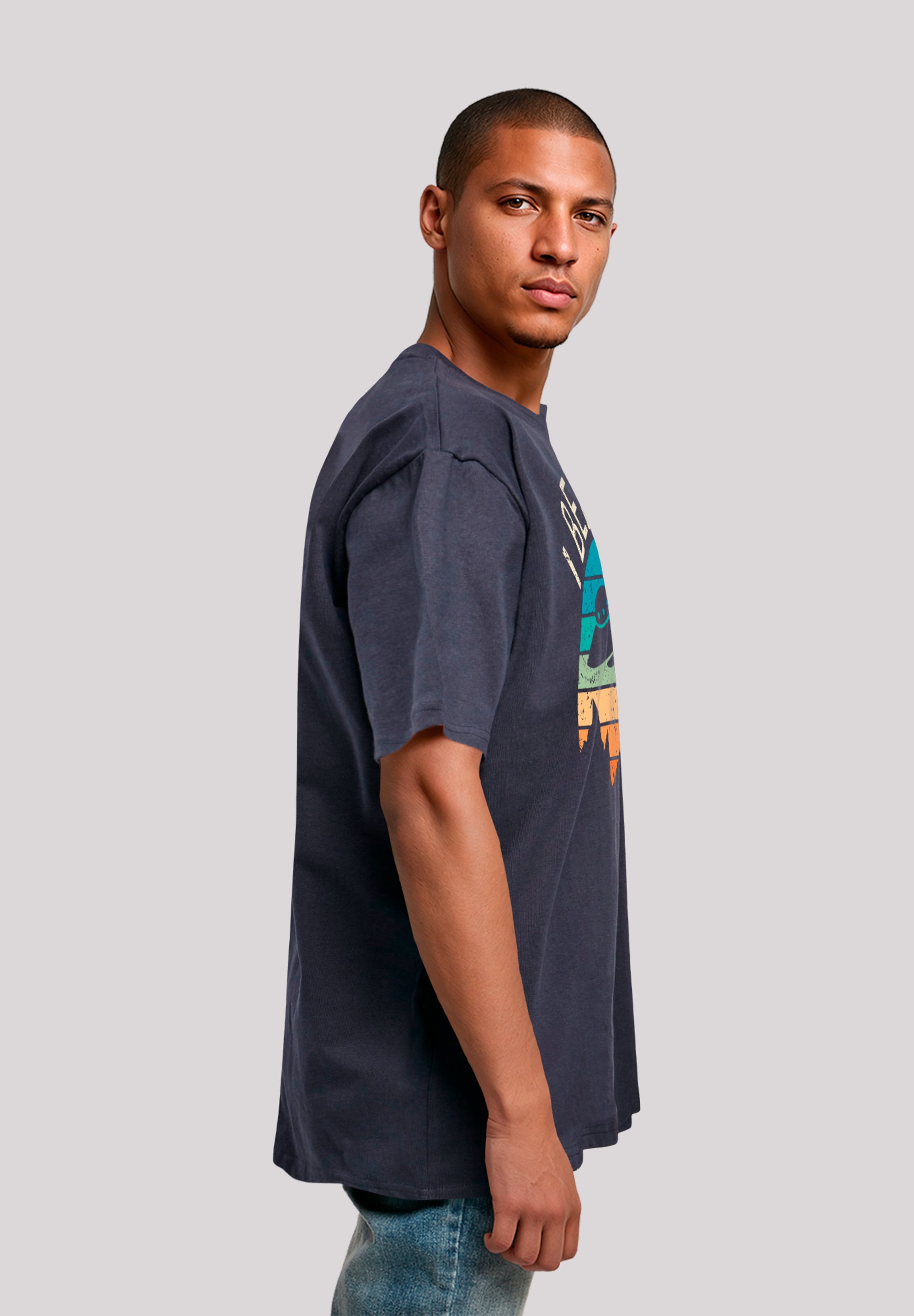 F4NT4STIC T-Shirt »I Believe UFO Alien Sonnenuntergang«, Premium Qualität