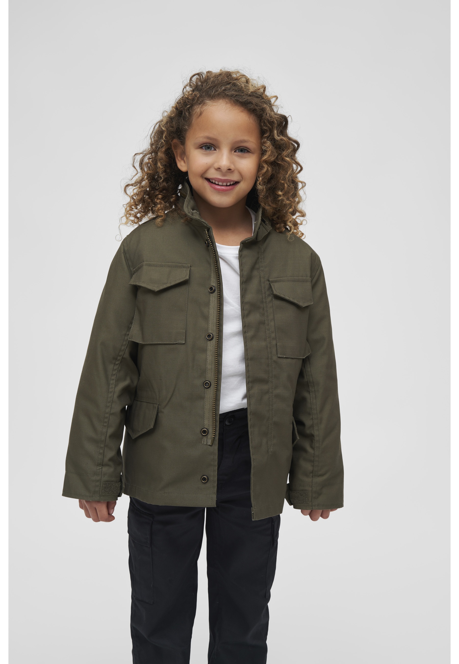 Brandit Parka »Brandit Herren Kids M65 Standard Jacket« 1 Stk. tlg. ohne Kapuze