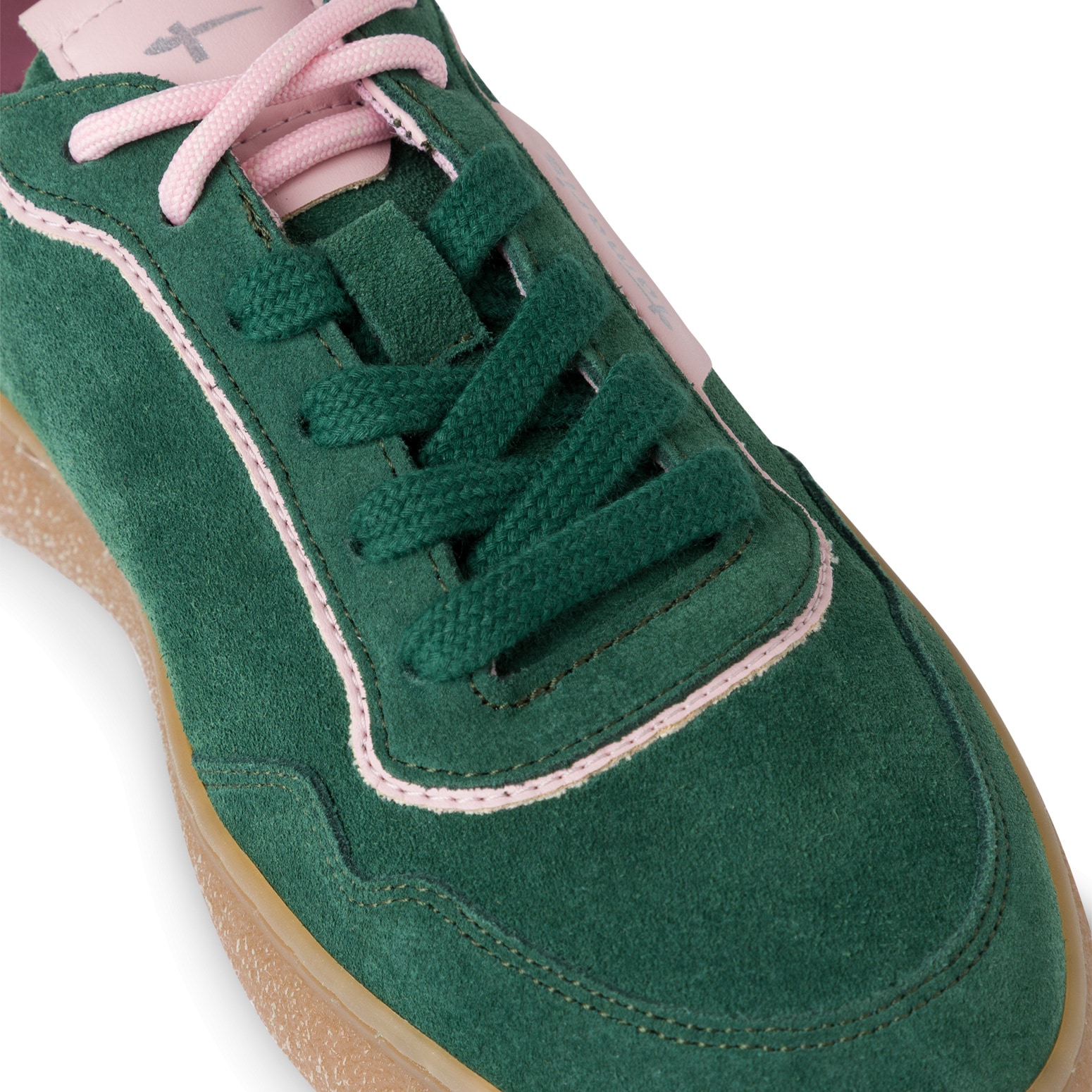 Tamaris Plateausneaker, Freizeitschuh, Halbschuh, Schnürschuh mit Kontrastbesatz