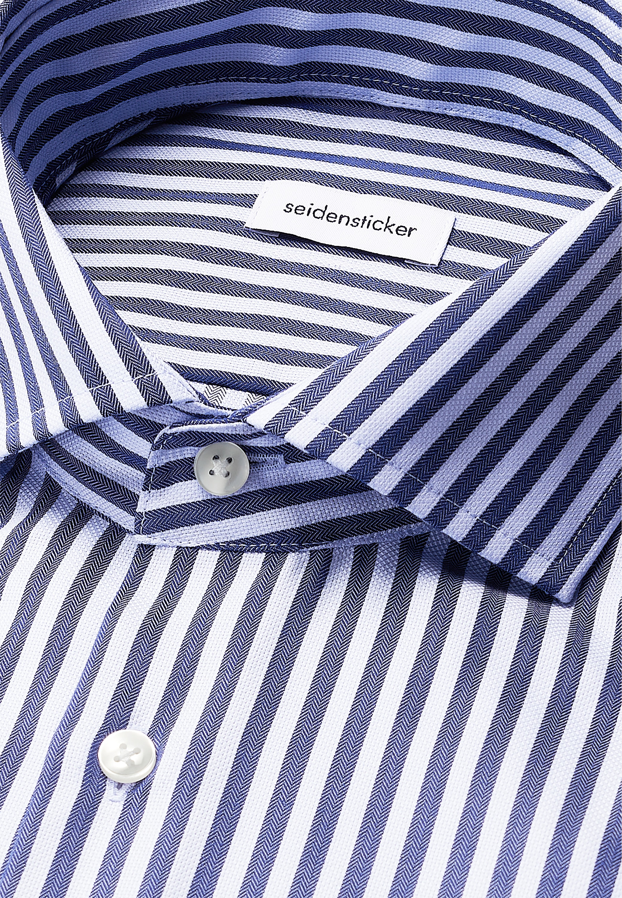 seidensticker Businesshemd »Schwarze Rose«, Regular 1/1 Kentkragen Struktur