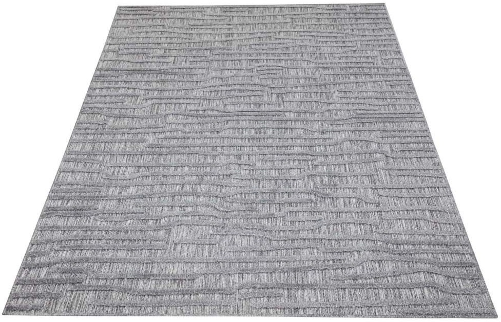Carpet City Teppich "In-& Outdoorteppich Santorini 450, 3D-Effekt, Gestreif günstig online kaufen