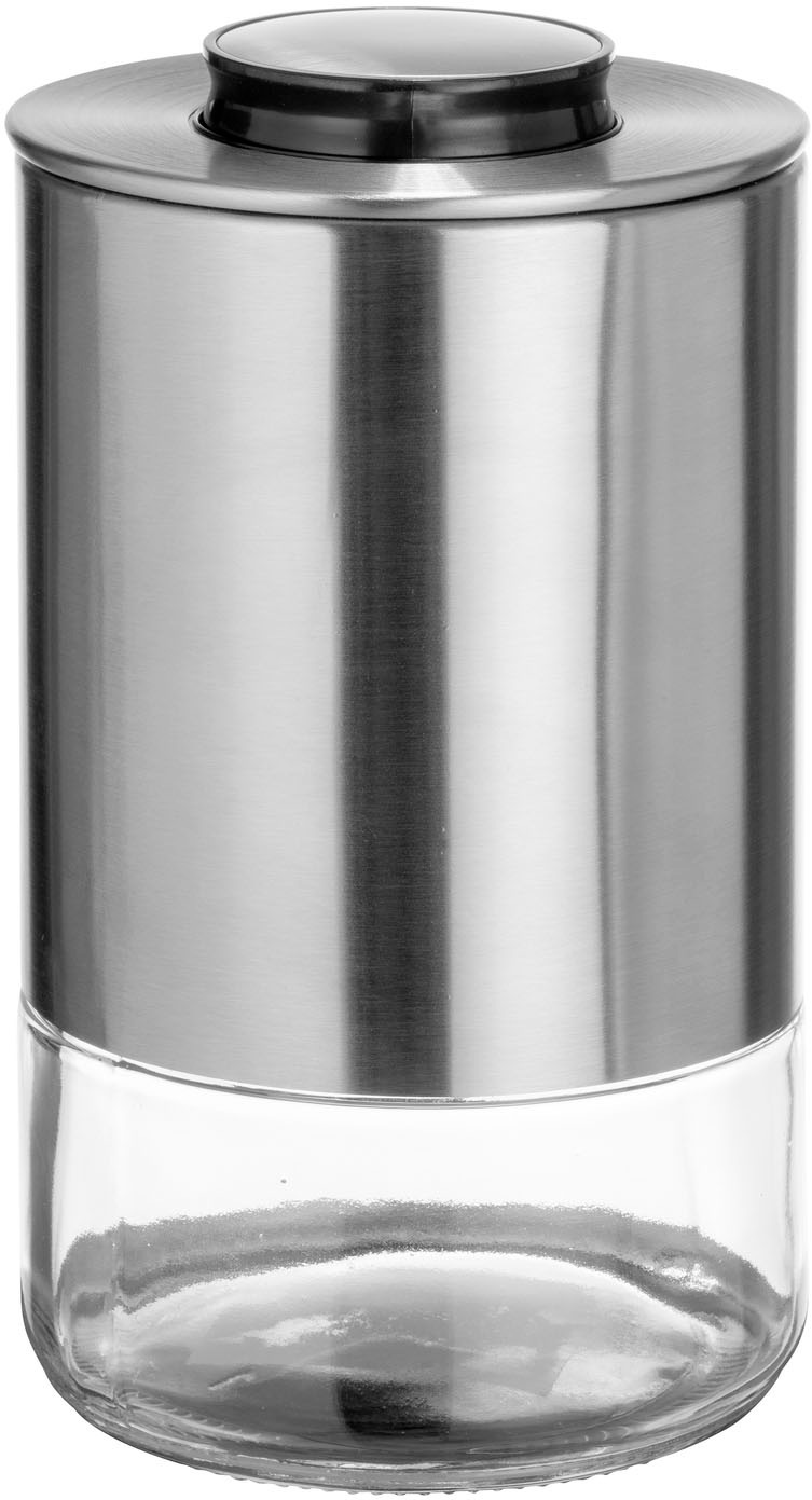 SCHÖNER WOHNEN-Kollektion Vorratsdose »ENOLA« Aufbewahrungsdose aus glas/metall, mit luftdichtem Edelstahldeckel