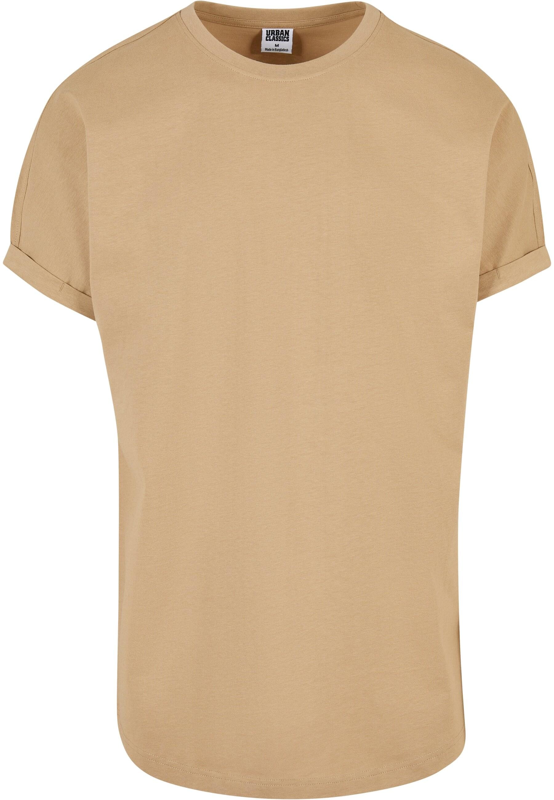 URBAN CLASSICS T-Shirt "Urban Classics Herren Long Shaped Turnup Tee" 1 Stk günstig online kaufen