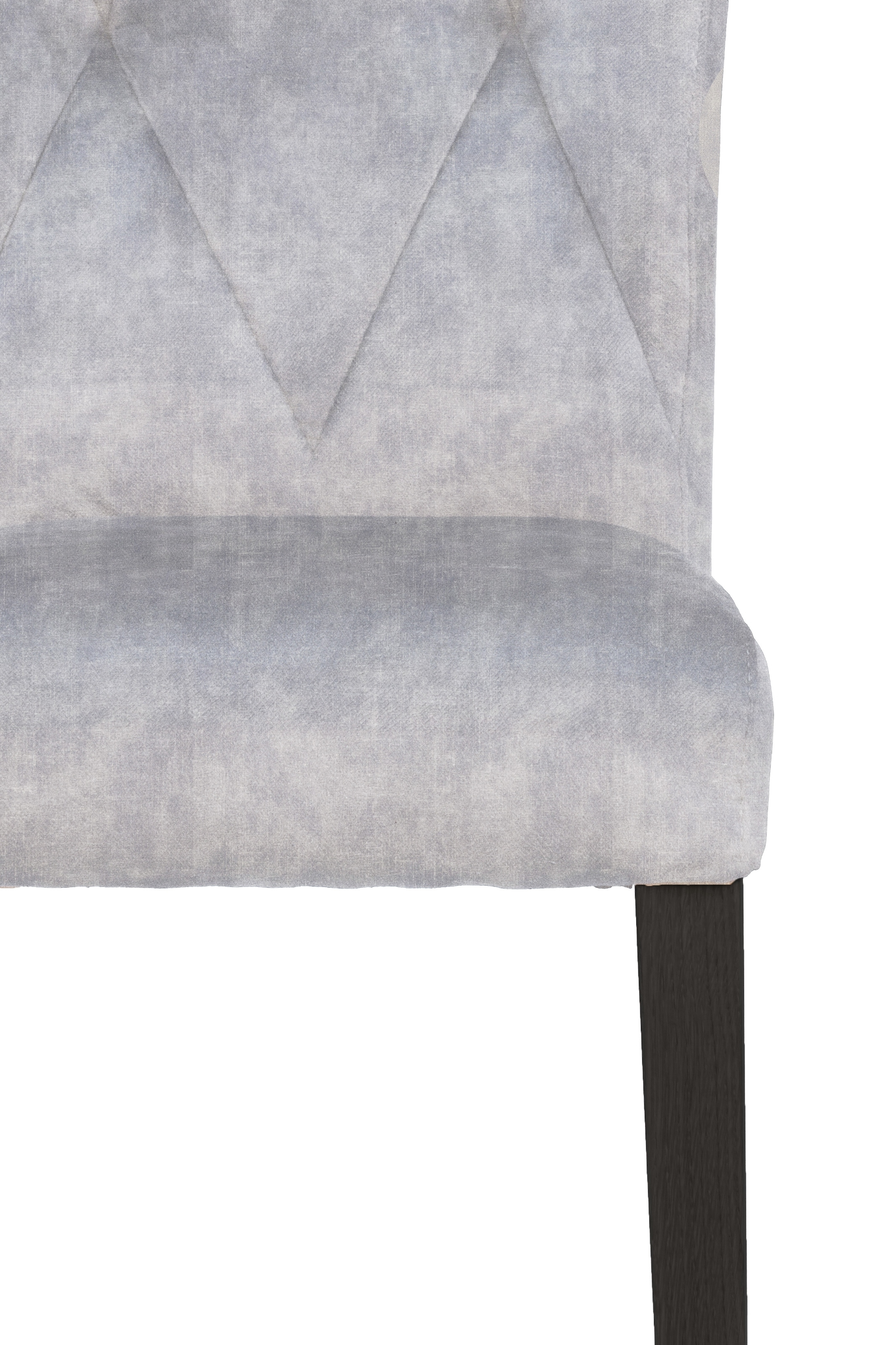 Home affaire 4-Fußstuhl »Diamond«, (Set), 2 St., Samtvelours, Sitz und Ruecken gepolstert