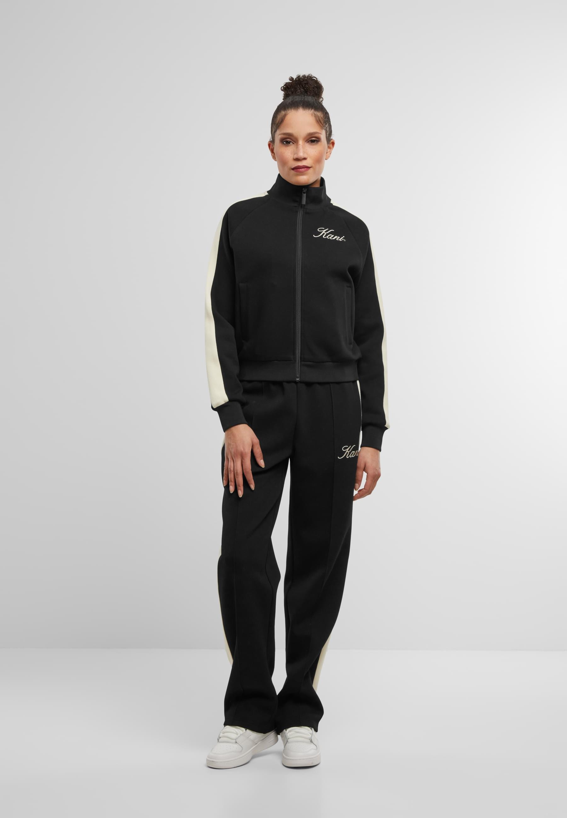 Karl Kani Trainingsjacke »Karl Kani Kani Script Sidestripe Trackjacket«, (1 St.), ohne Kapuze
