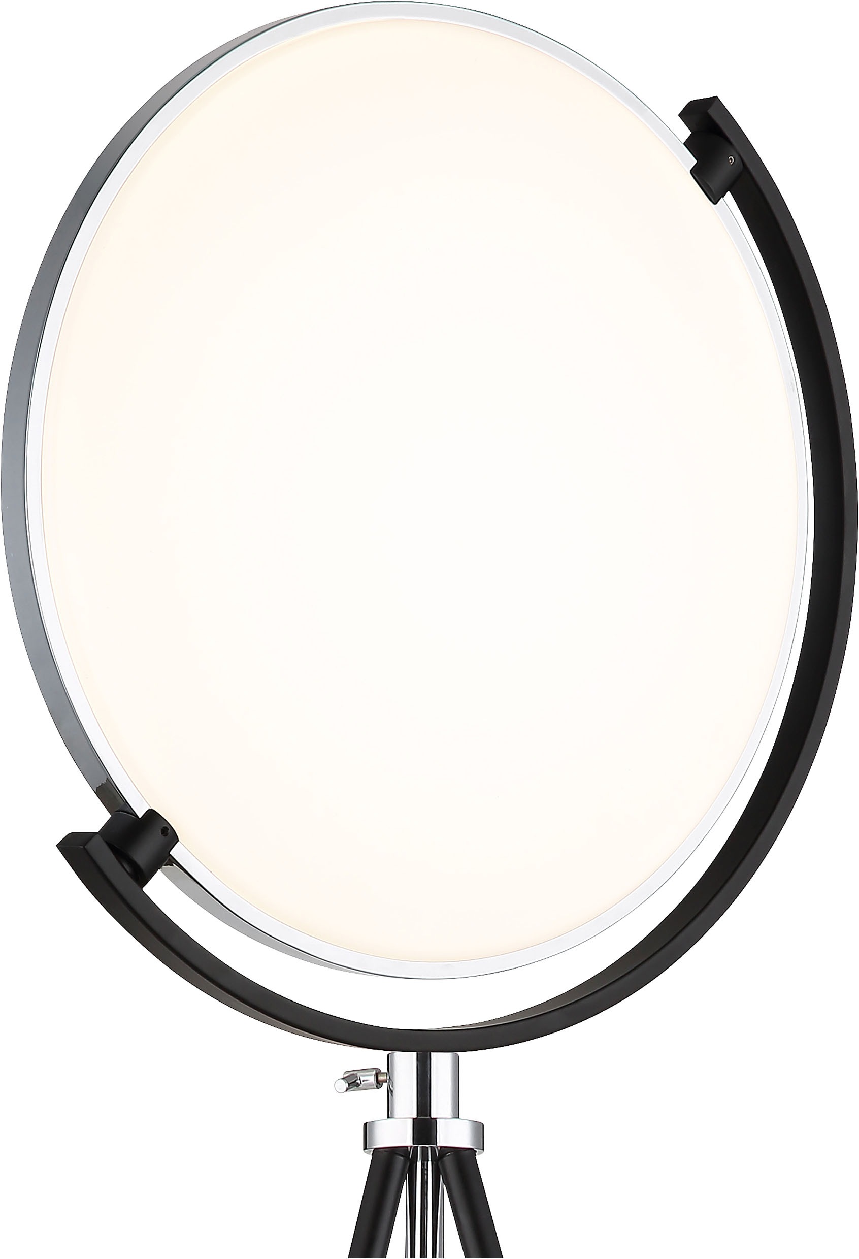 GLOBO LIGHTING Stehlampe »MIRO« LED-Modul 1 Stk. LED Stehleuchte schwarz, dimmbar, Memory, RGB, höhenverstellbar