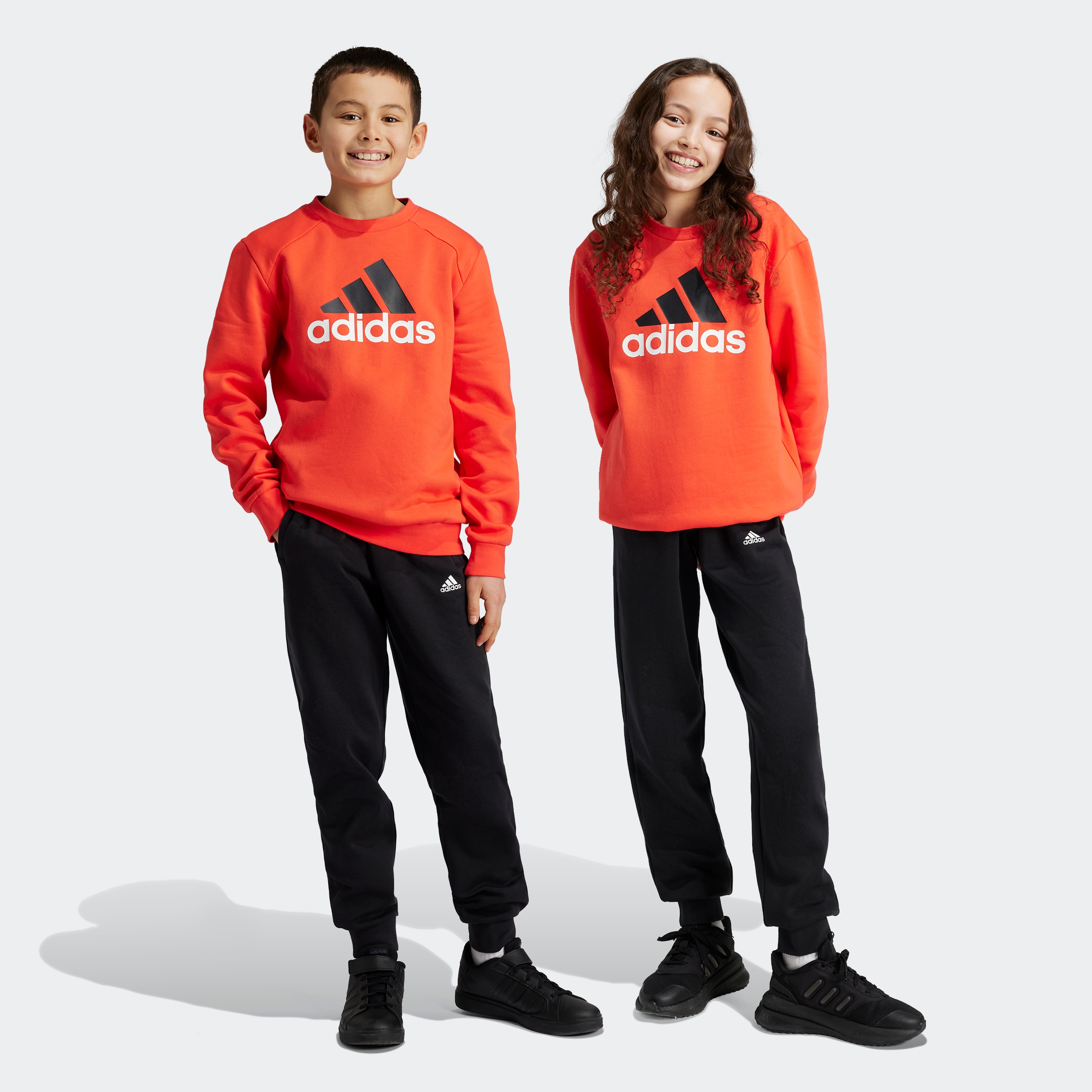 adidas Sportswear Trainingsanzug "ESSENTIALS BIG LOGO KIDS JOGGINGANZUG", (2 tlg.)