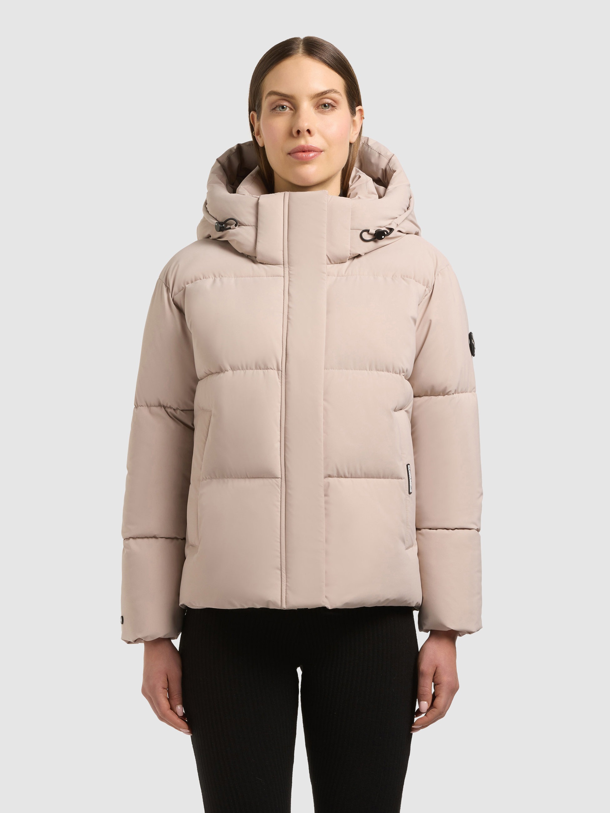 khujo Steppjacke »DEVINA3 MATT« mit Kapuze
