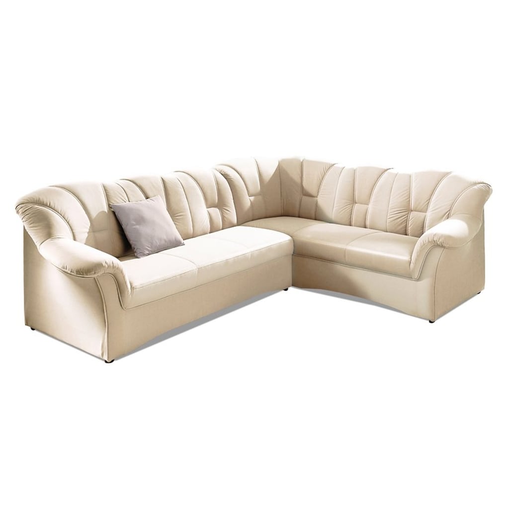 DOMO collection Ecksofa »Papenburg B/T/H: 242/190/84 cm L-Form«