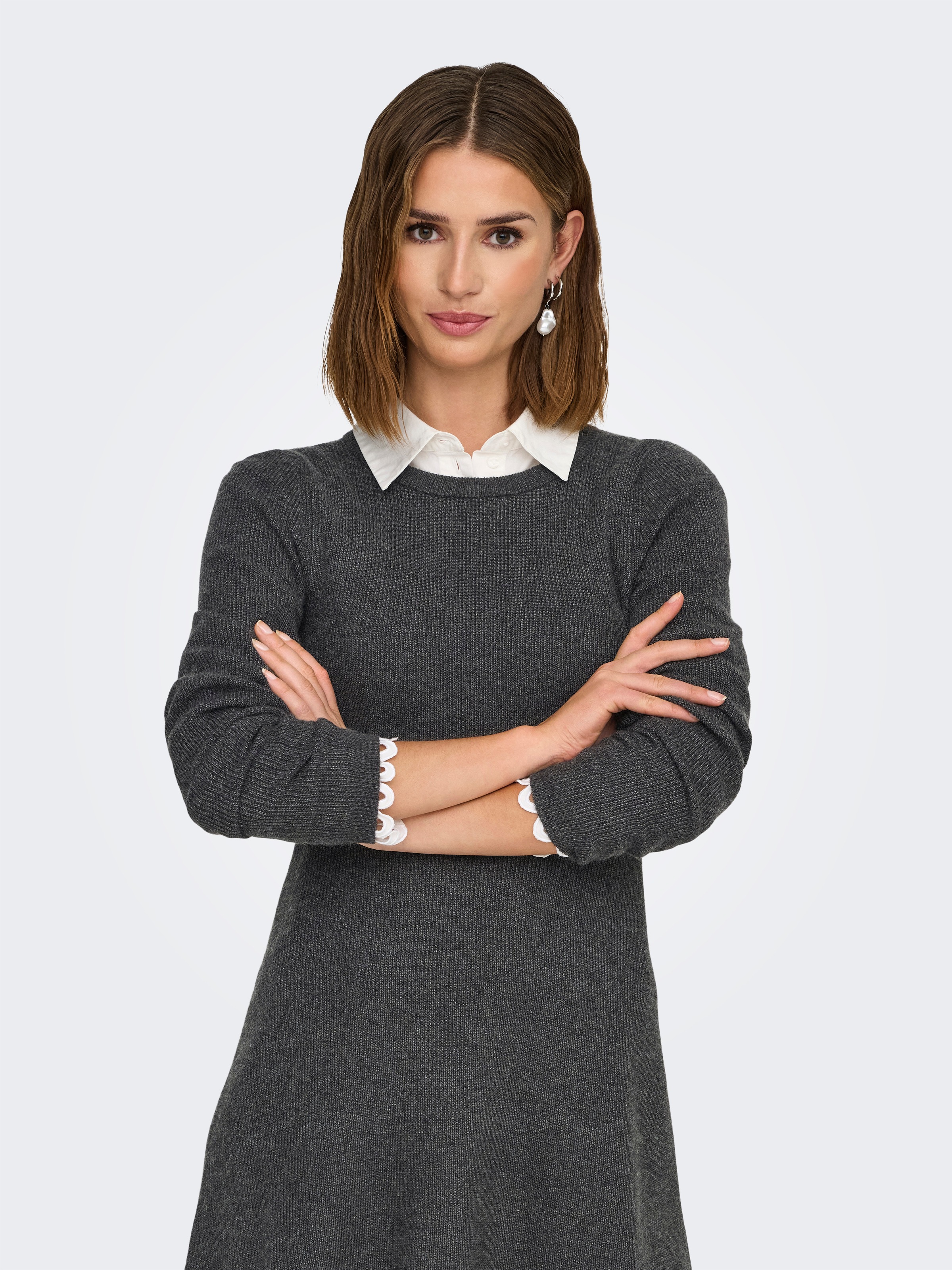 ONLY Midikleid "ONLLATIA LS DRESS EX KNT" Sommerkleid günstig online kaufen