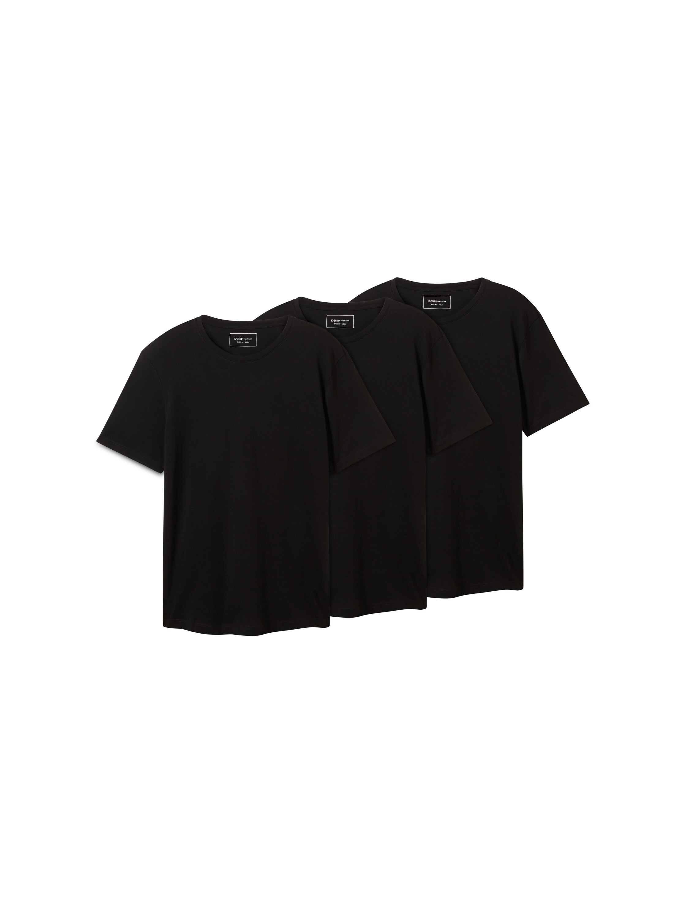 TOM TAILOR Denim T-Shirt, (Packung, 3 tlg.) günstig online kaufen