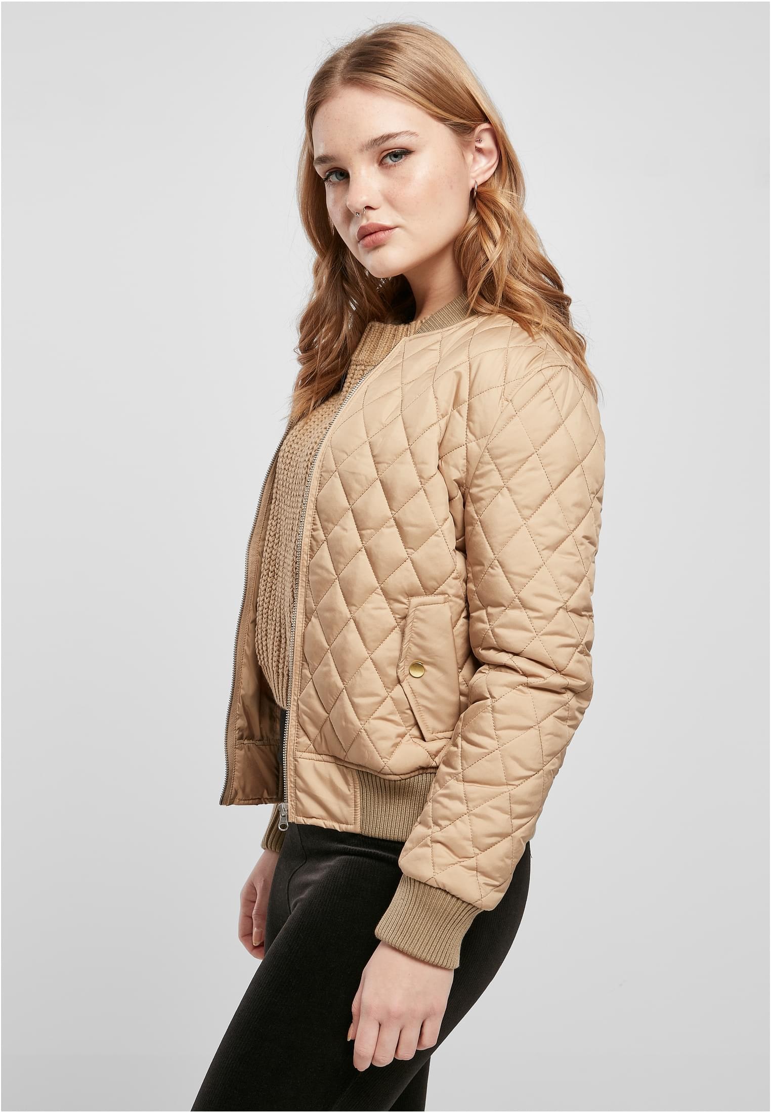 URBAN CLASSICS »Damen Nylon BAUR (1 online Jacket«, Outdoorjacke Diamond | St.) bestellen Ladies Quilt
