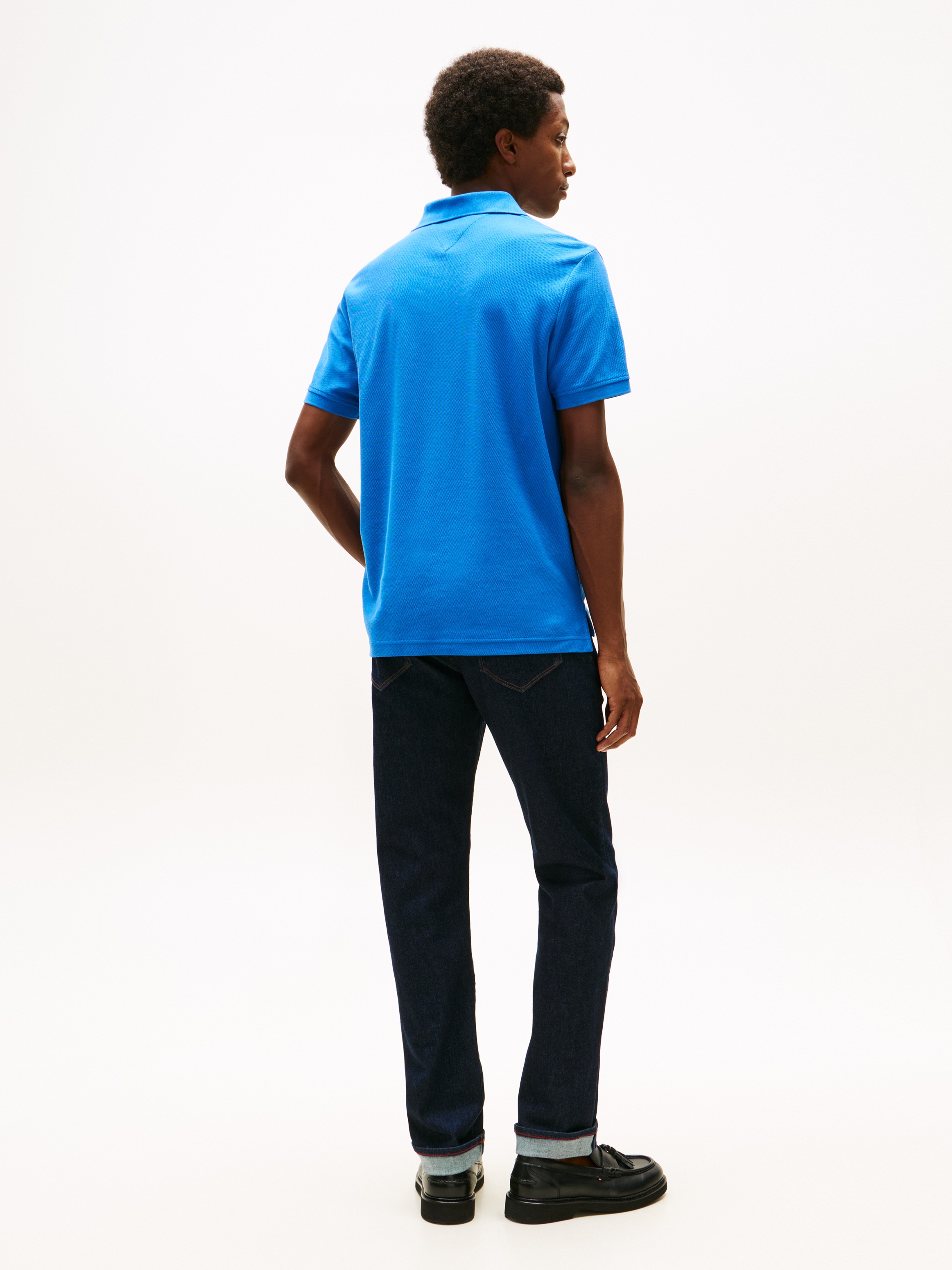 Tommy Hilfiger Poloshirt »TH SCRIPT REGULAR« aus Piqué mit Logo