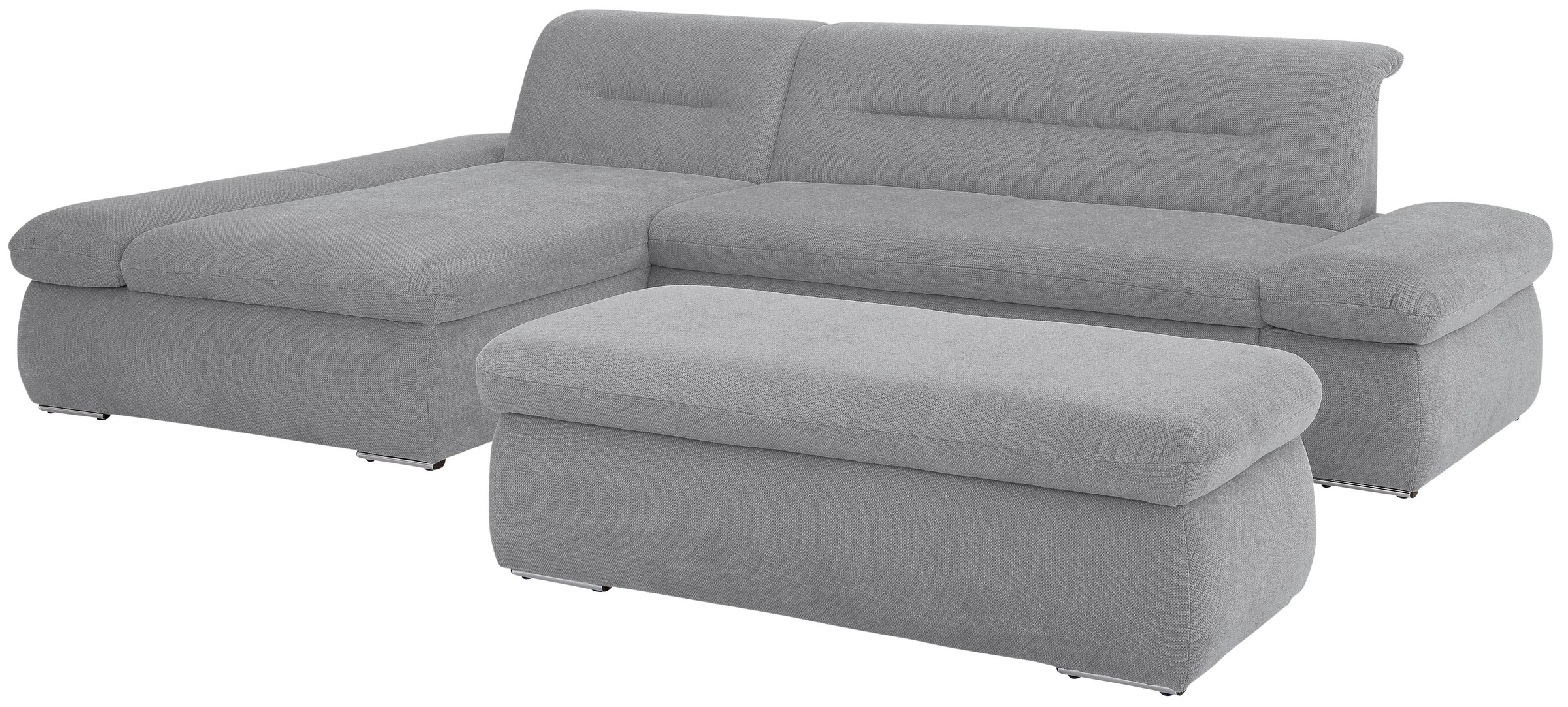 INOSIGN Ecksofa »Avesa L-Form«, Wahlweise mit Armteilvertsellung und Bettfunktion, B/T/H: 300/172/80cm