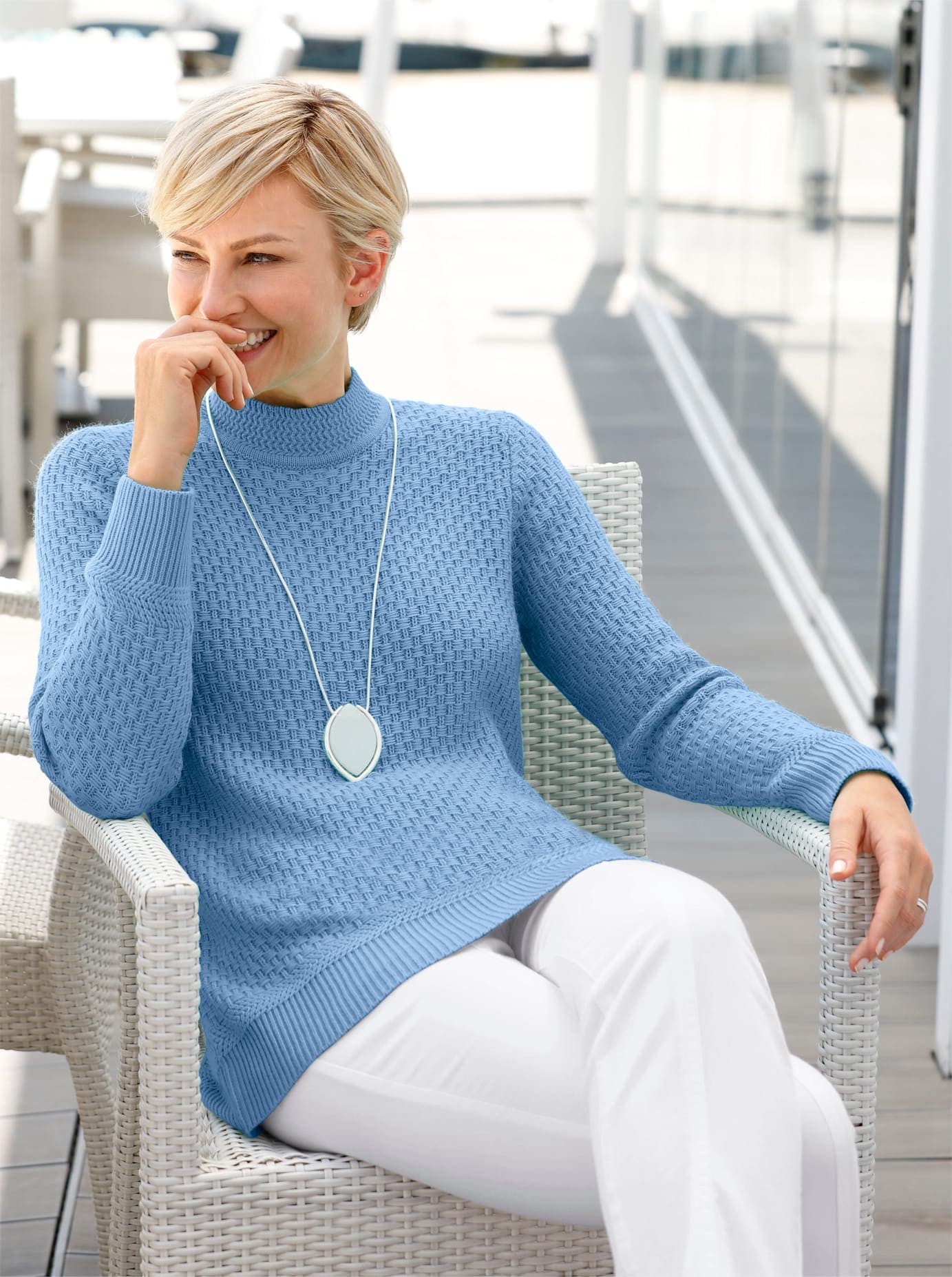 Classic Basics Stehkragenpullover »Pullover«