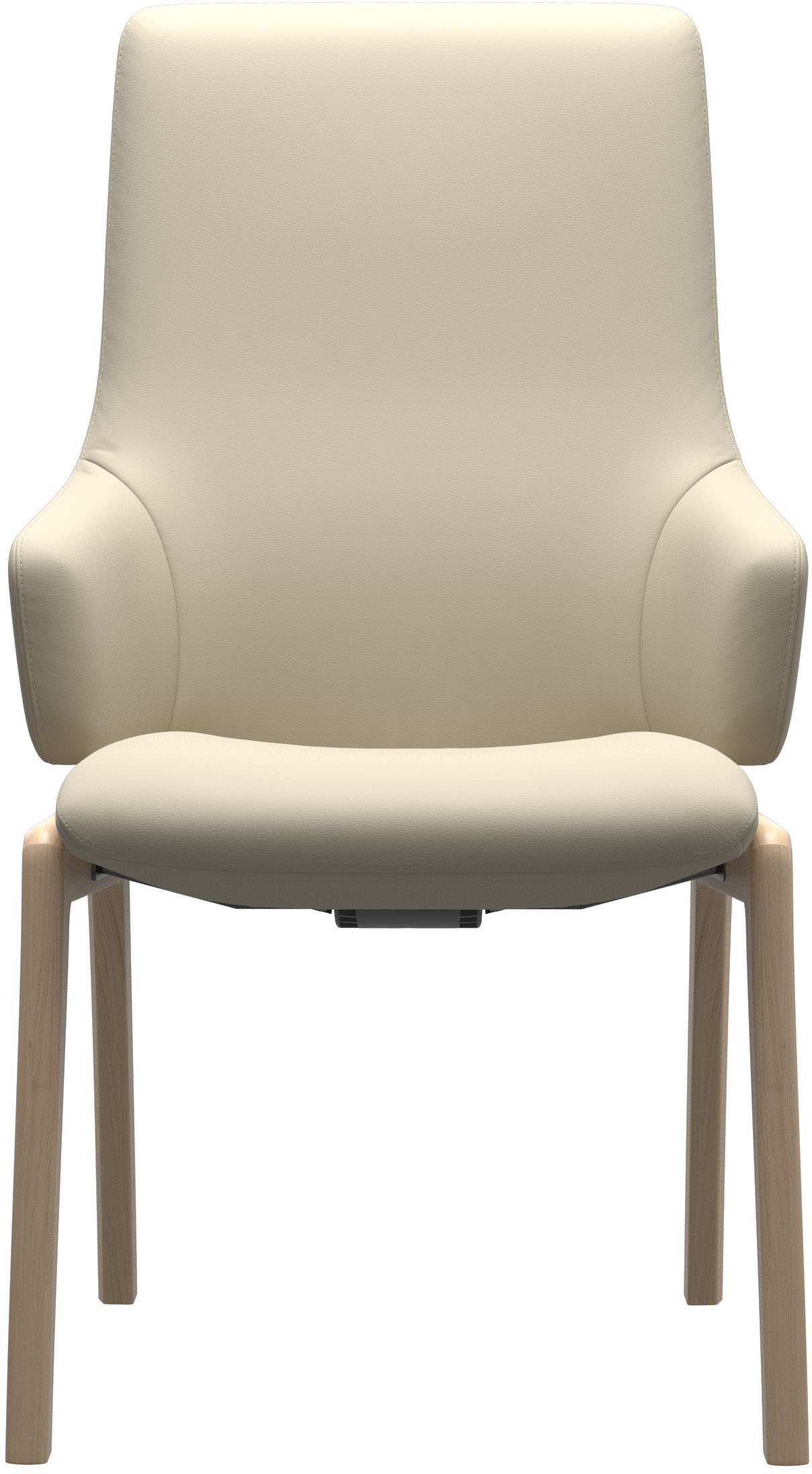 Stressless® Polsterstuhl »Laurel«, Leder BATICK, High Back mit Armlehne, Größe L, mit abgerundeten Beinen in Eiche